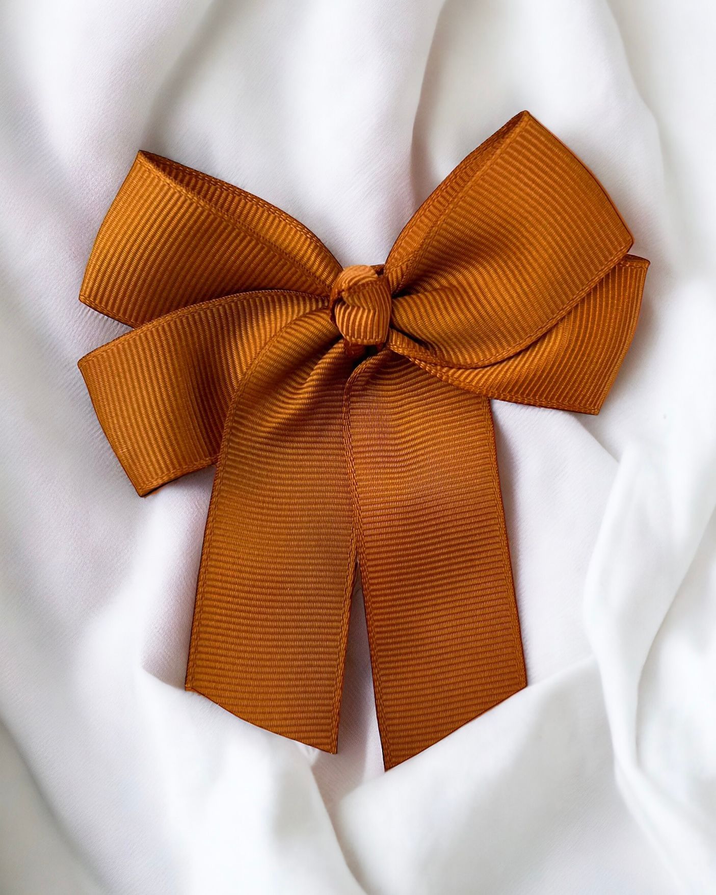 COPPER 4” HAIR BOW