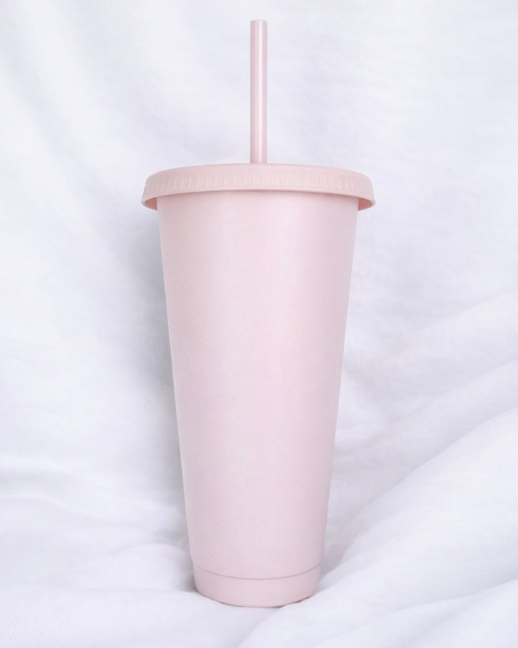 24OZ PALE PINK SOLID COLOUR CUP