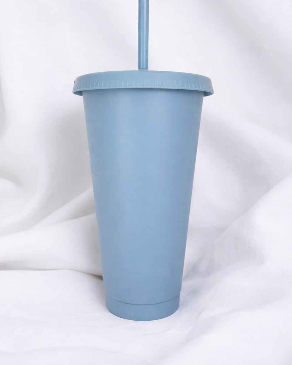 24OZ PASTEL BLUE SOLID COLOUR CUP