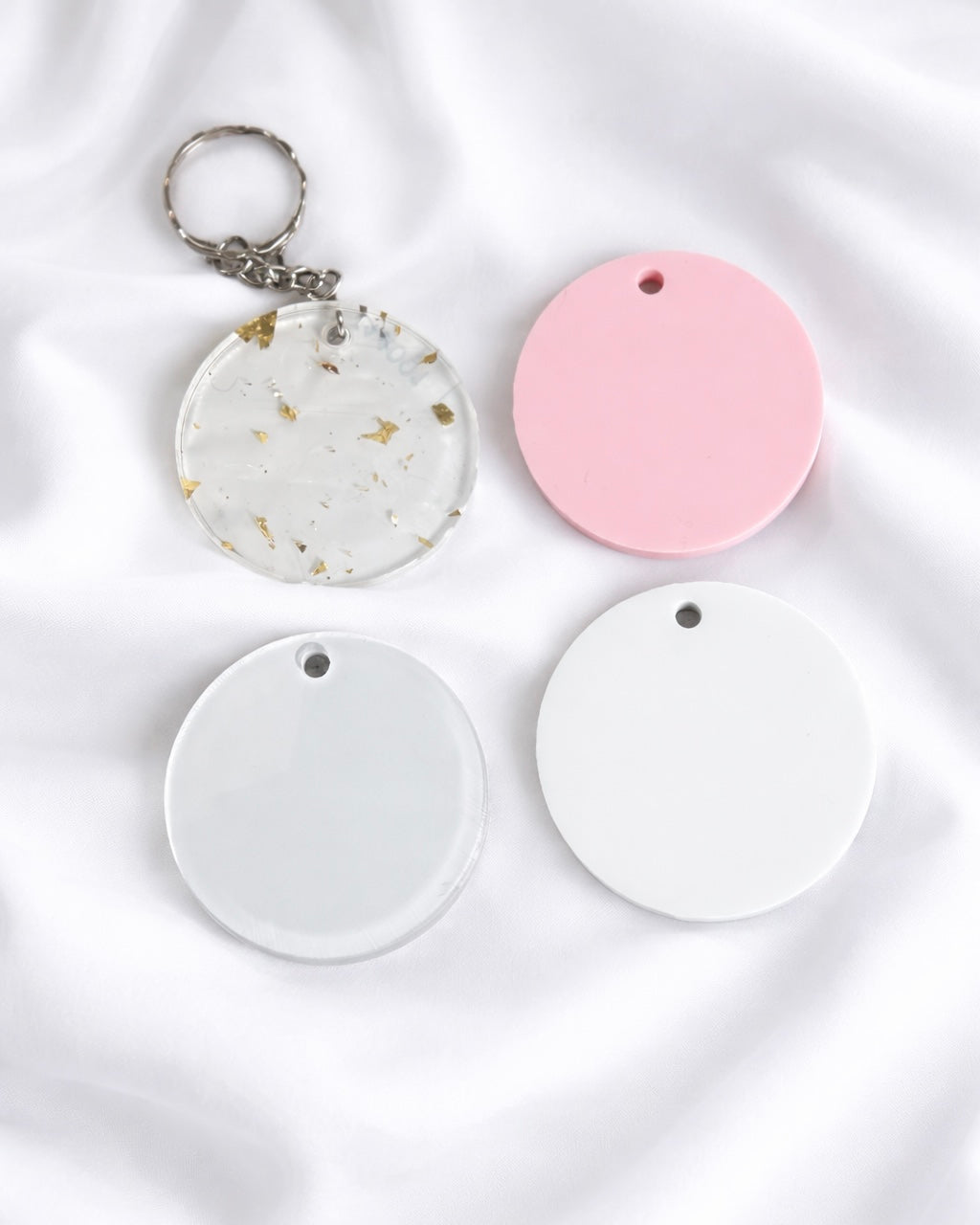 ACRYLIC CIRCLE KEYRING