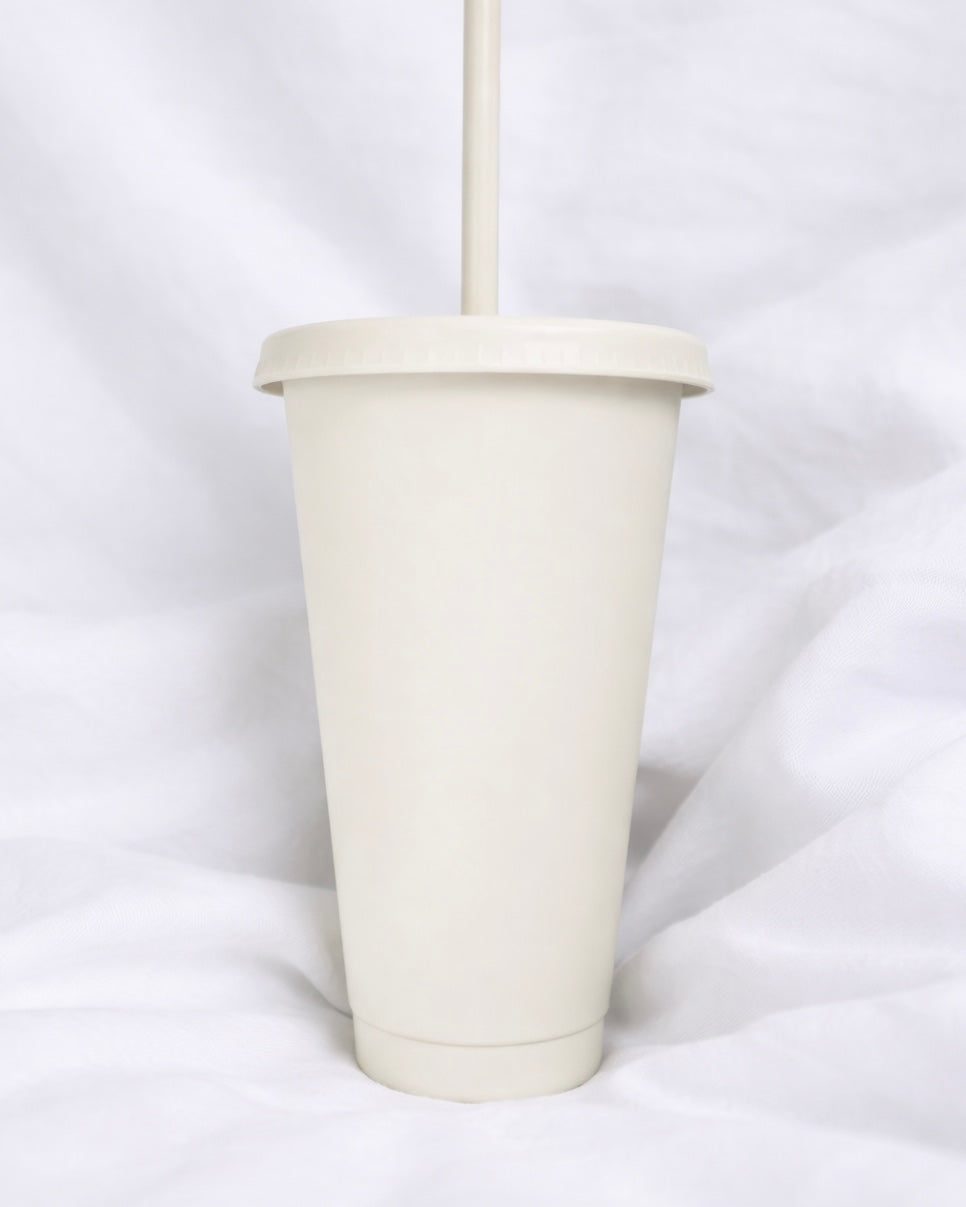 24OZ WHITE COLD CUP