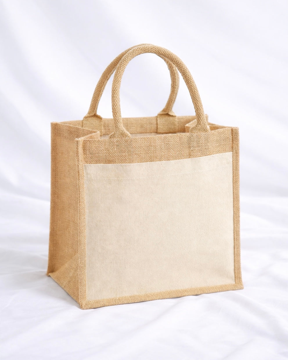 POCKET JUTE MIDI TOTE