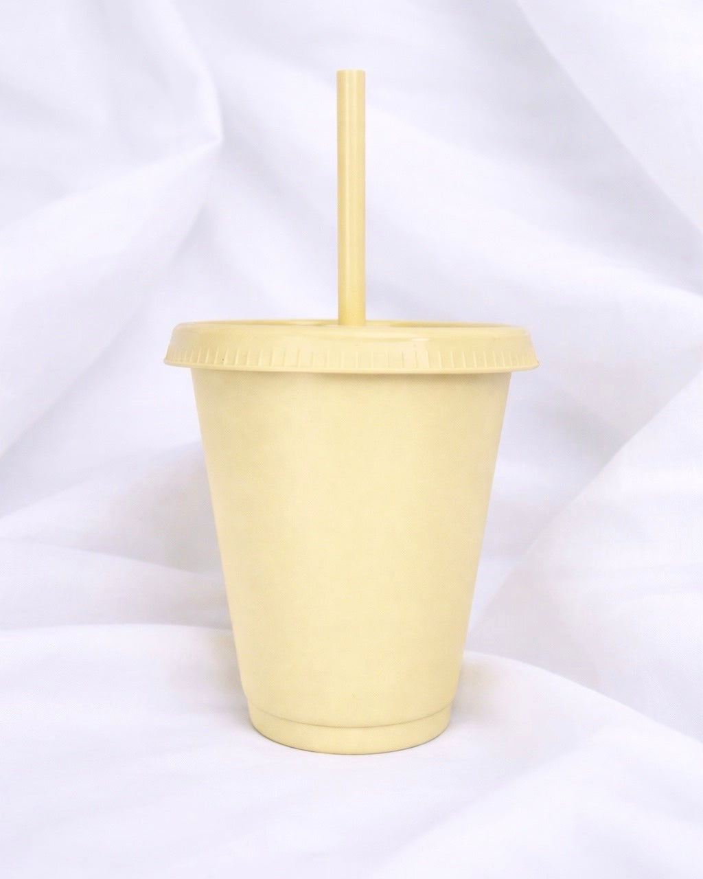 16OZ PALE YELLOW SOLID COLOUR CUP