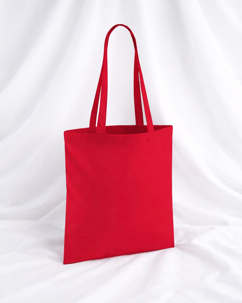 TOTE BAG LONG HANDLES - RED