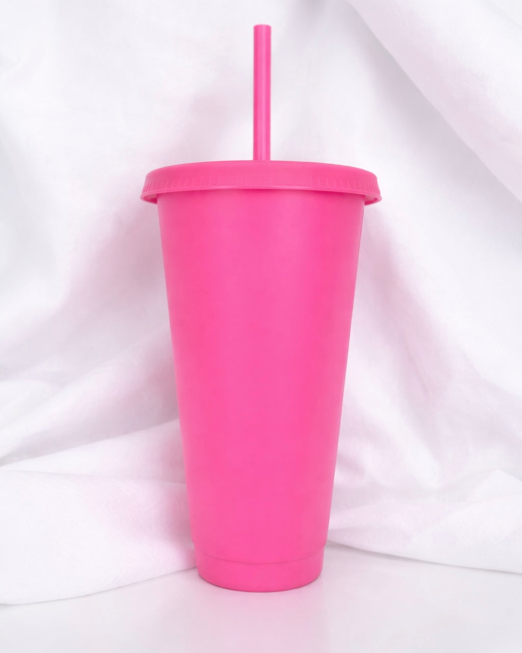 24OZ HOT PINK SOLID COLOUR CUP