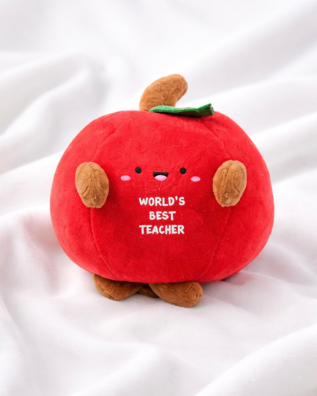 TEACHER APPLE PLUSH TEDDY
