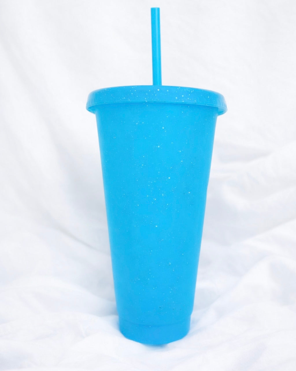 24OZ BLUE GLITTER COLD CUP