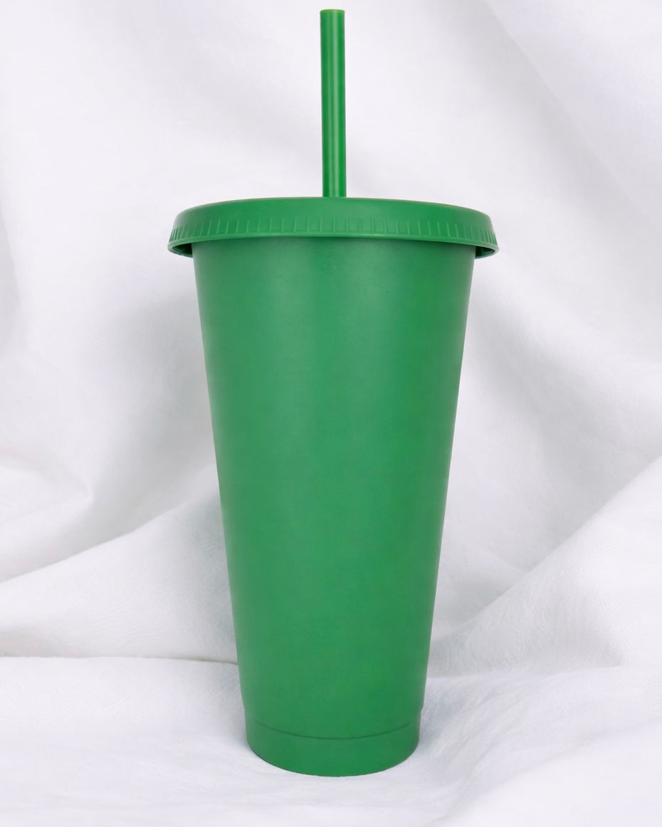 24OZ GREEN SOLID COLOUR CUP