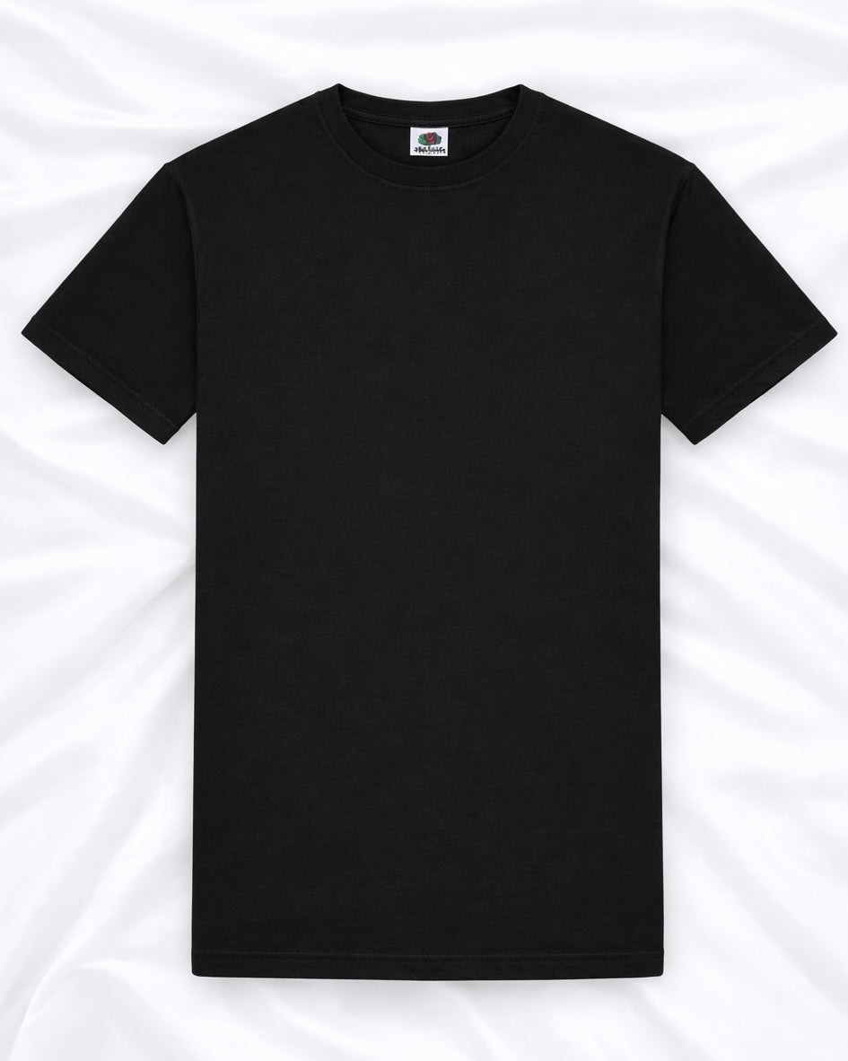 BLACK ADULTS T-SHIRT
