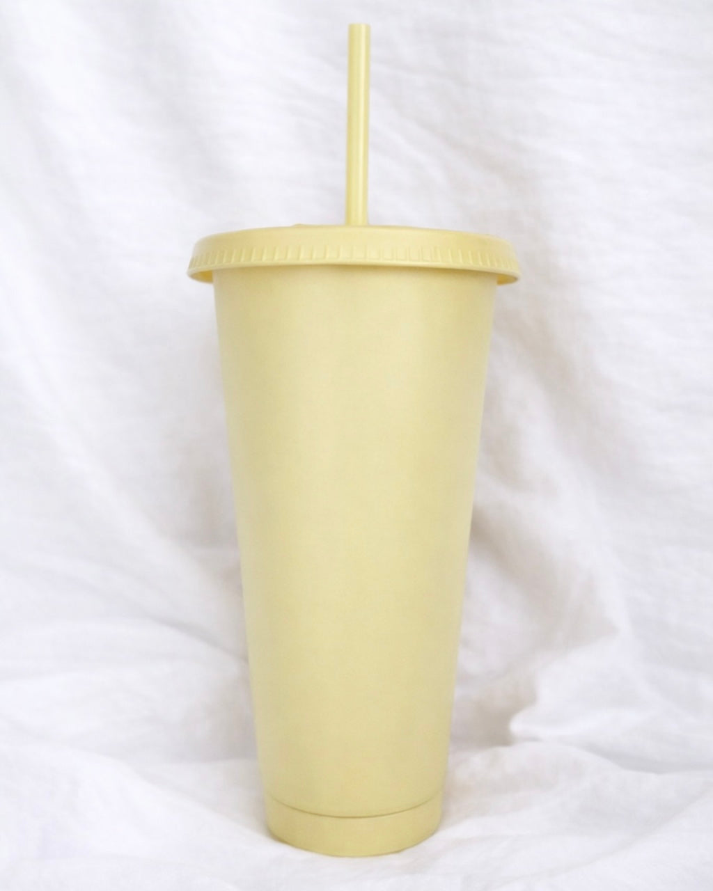 24OZ PALE YELLOW SOLID COLOUR CUP