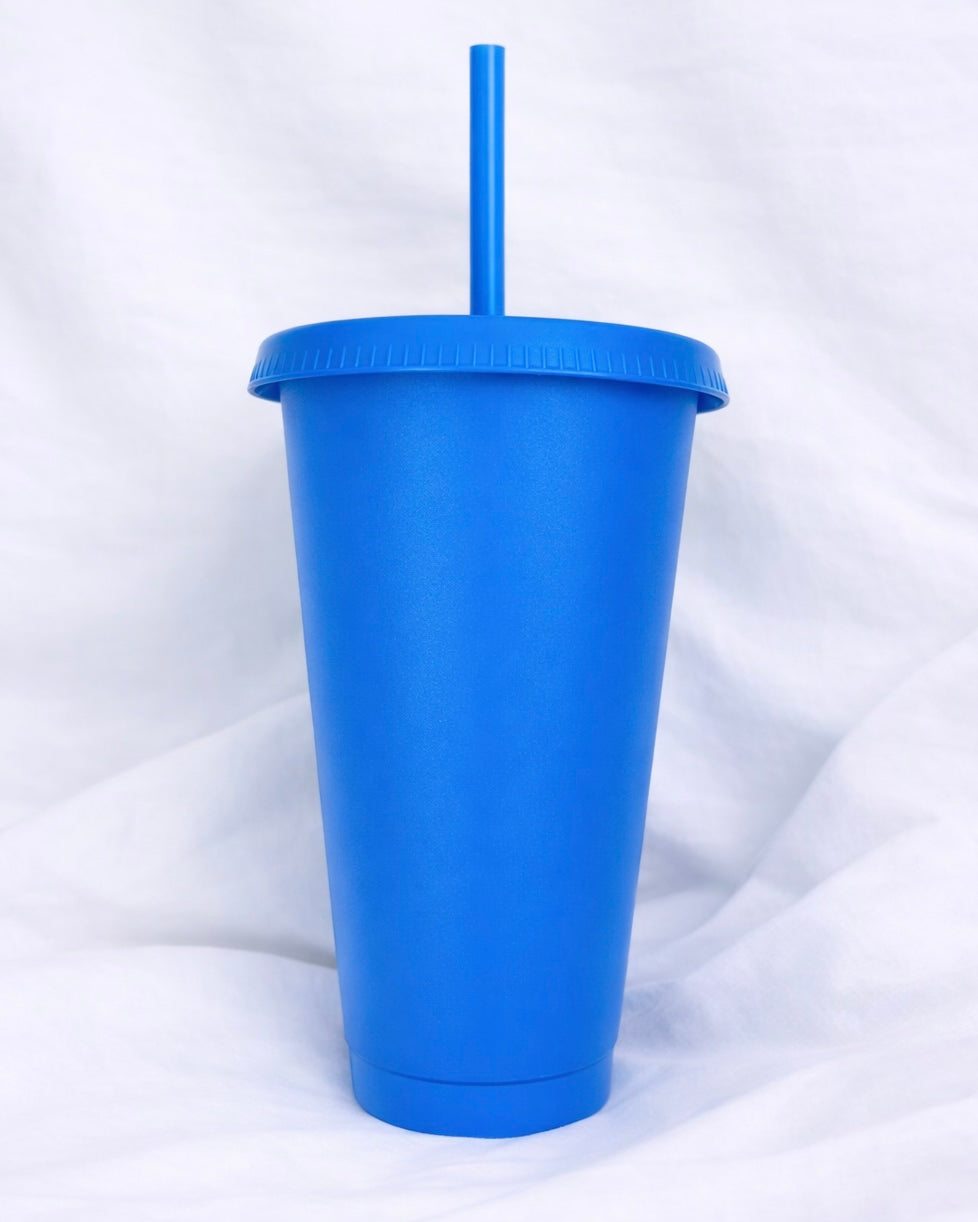 24OZ ROYAL BLUE SOLID COLOUR CUP