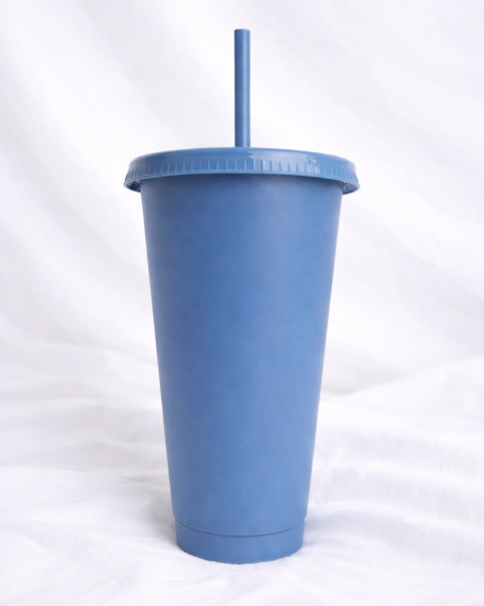 24OZ NAVY BLUE SOLID COLOUR CUP