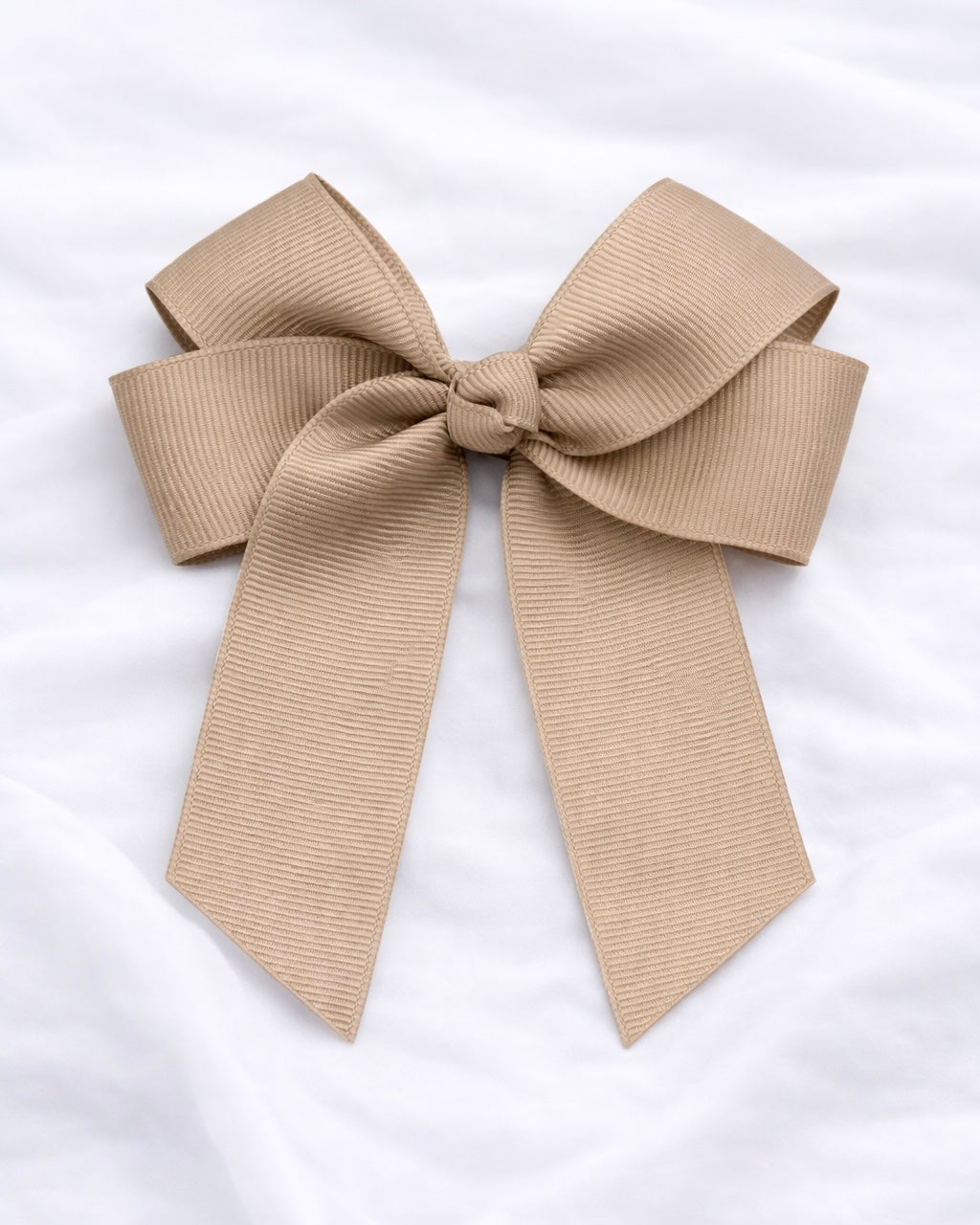 TAUPE 4” HAIR BOW