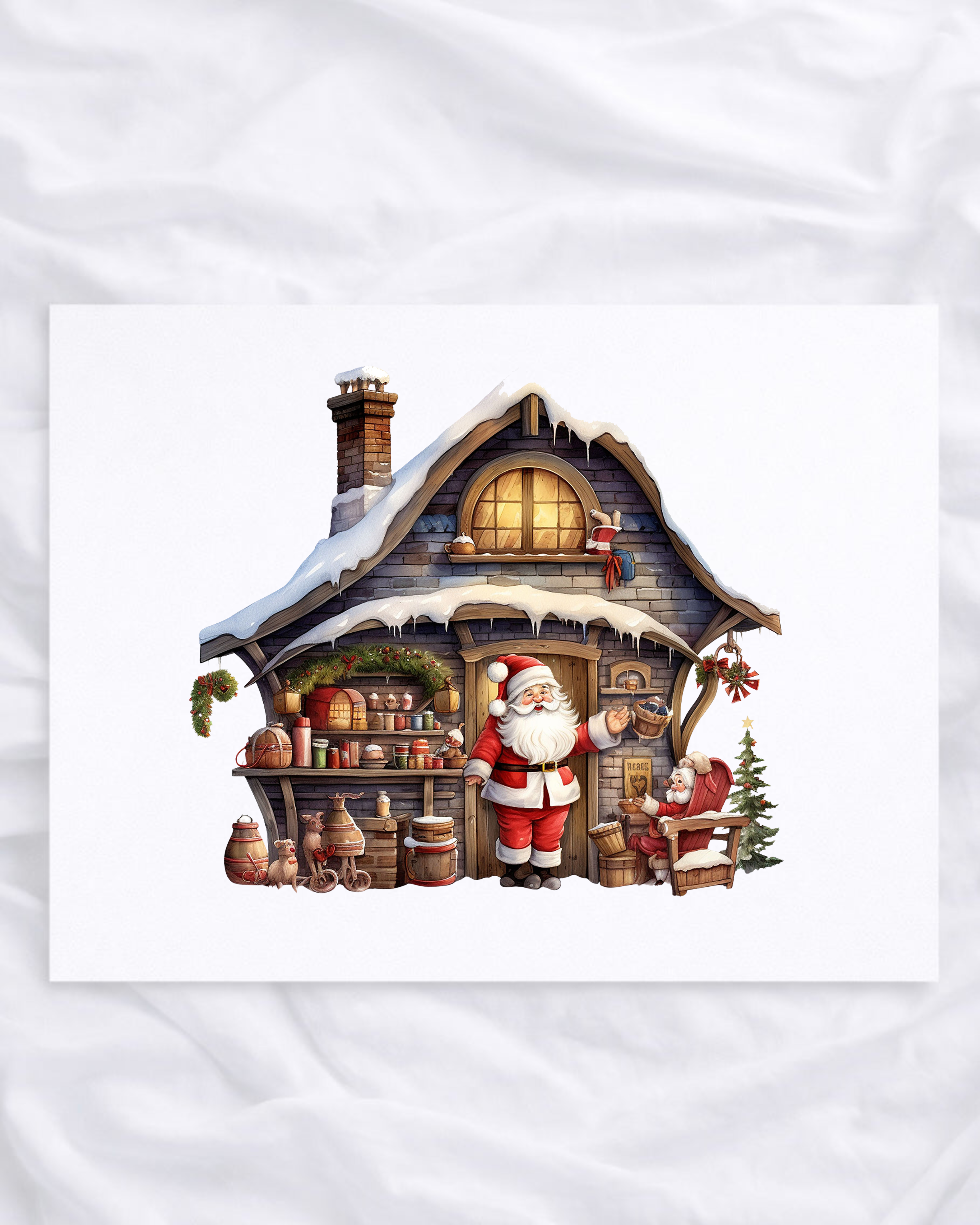 UVDTF - SANTAS WORKSHOP DECAL