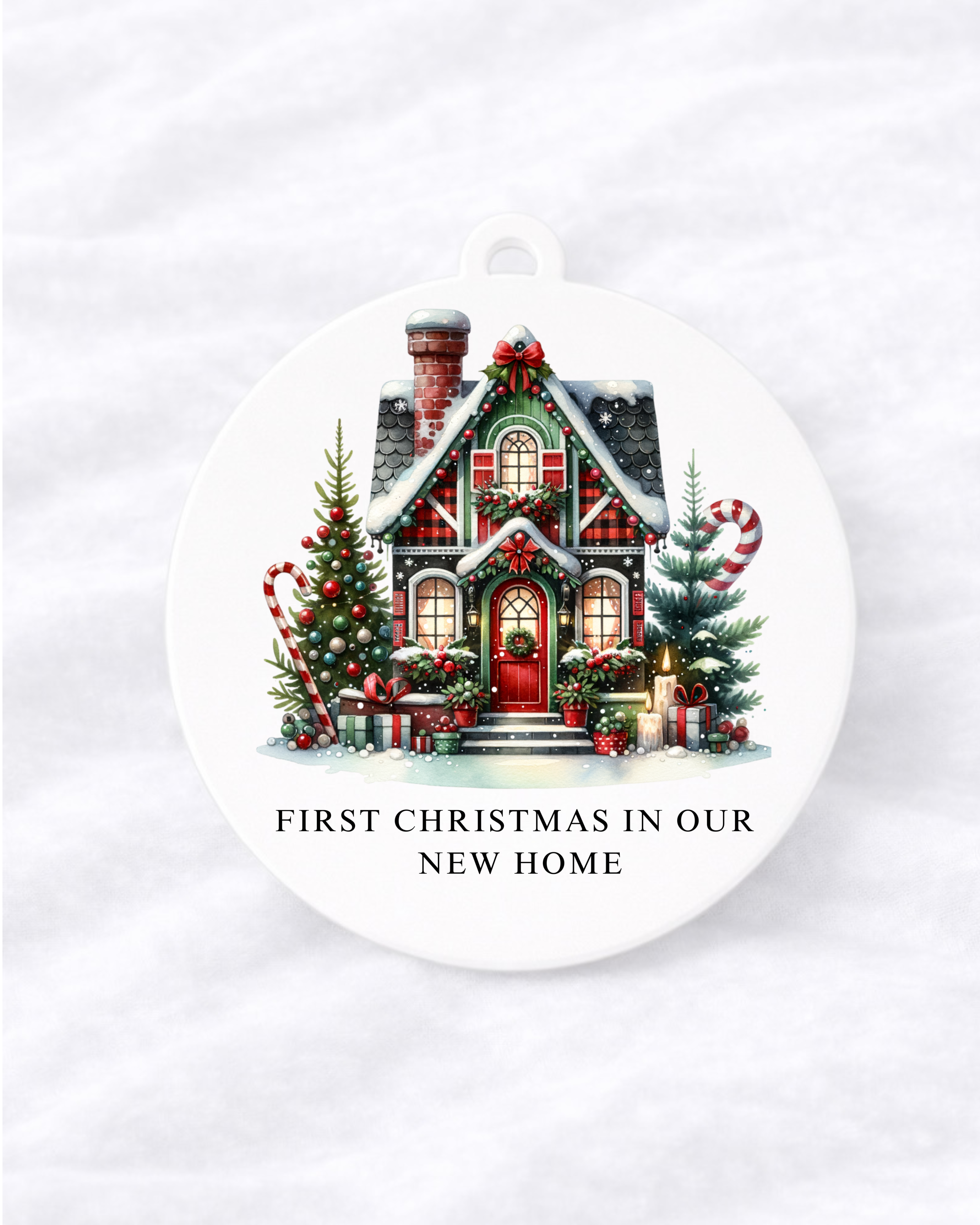 UVDTF - FIRST CHRISTMAS IN OUR NEW HOME DECAL
