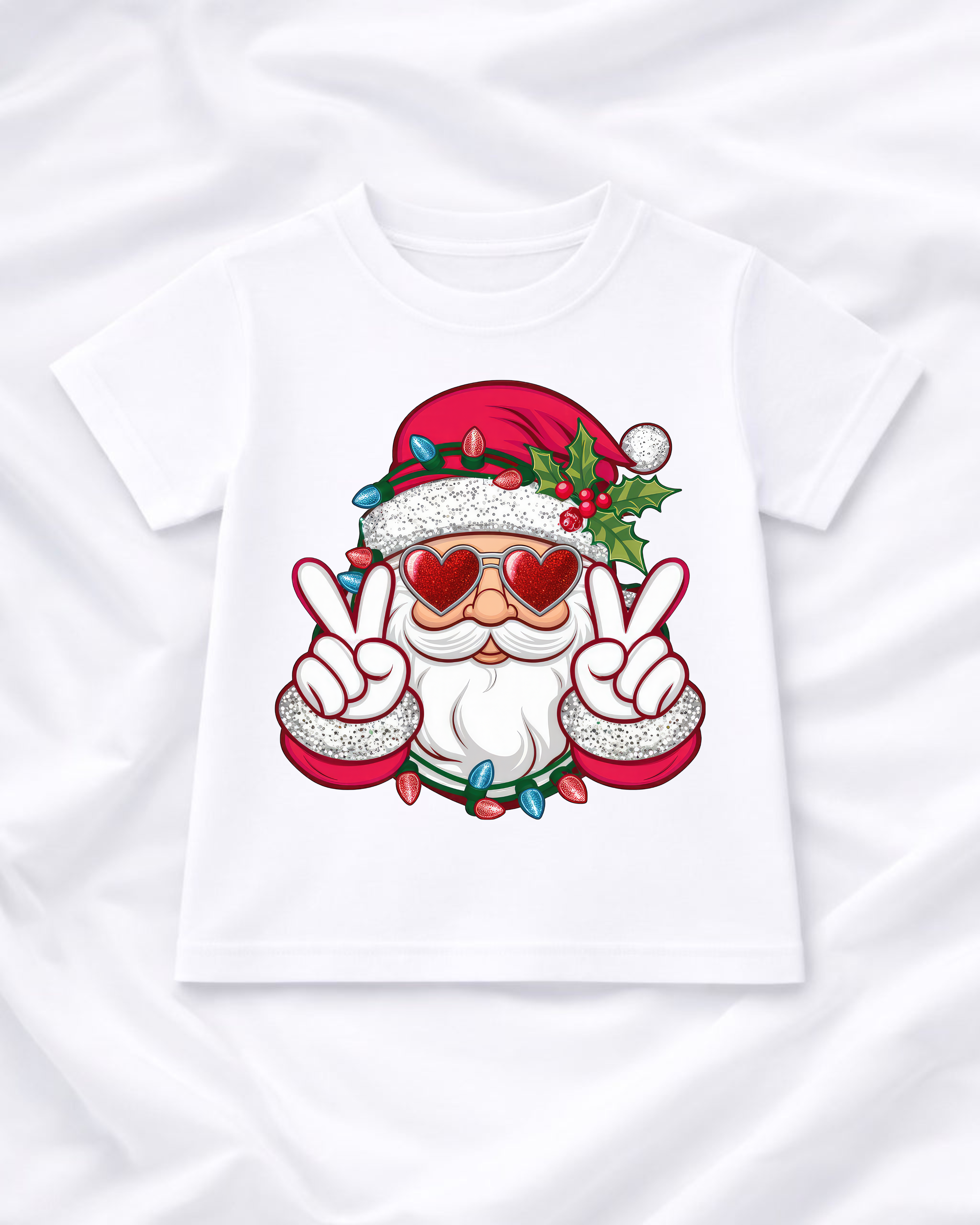 DTF - RED RETRO SANTA
