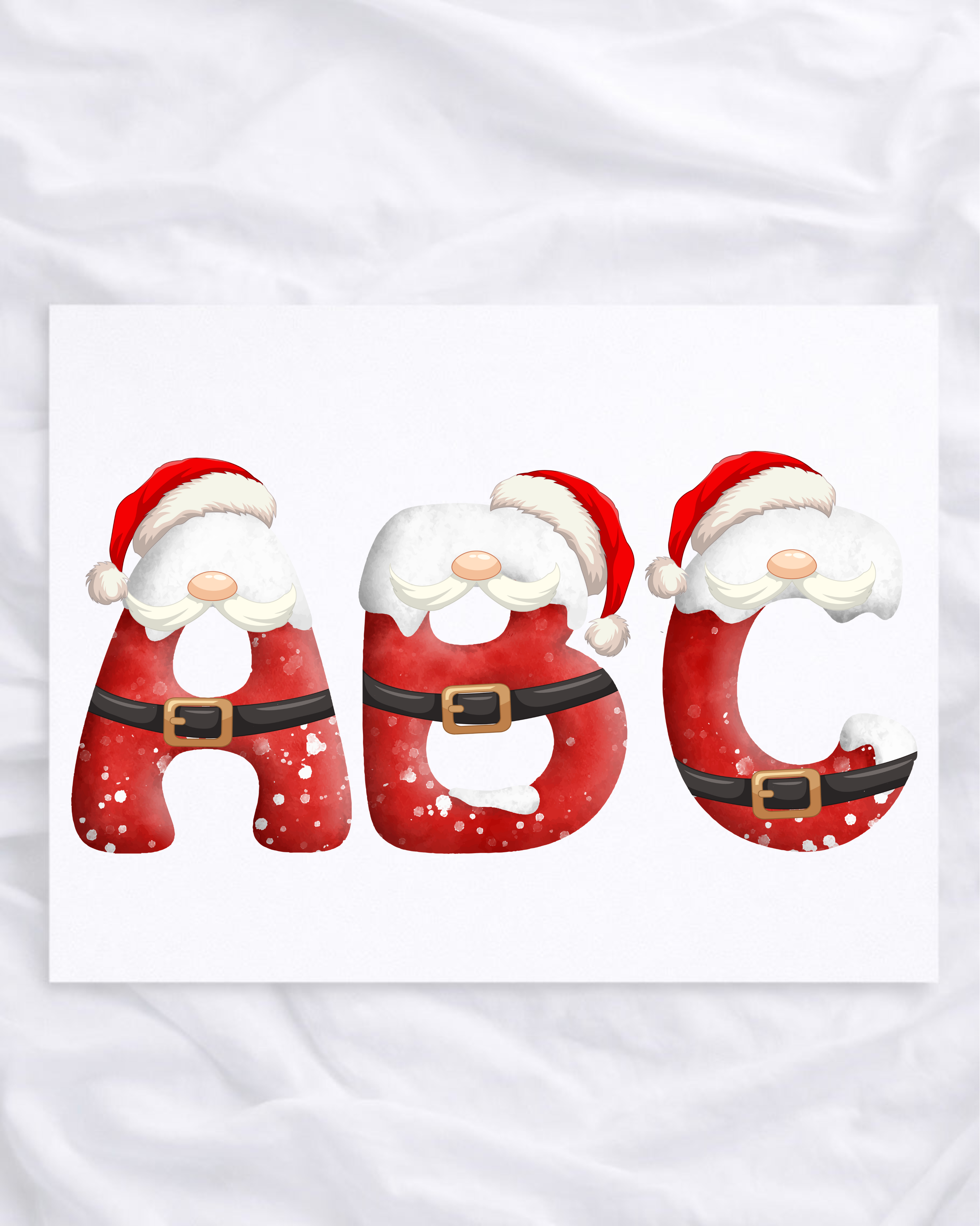 DTF - CHRISTMAS ALPHABET