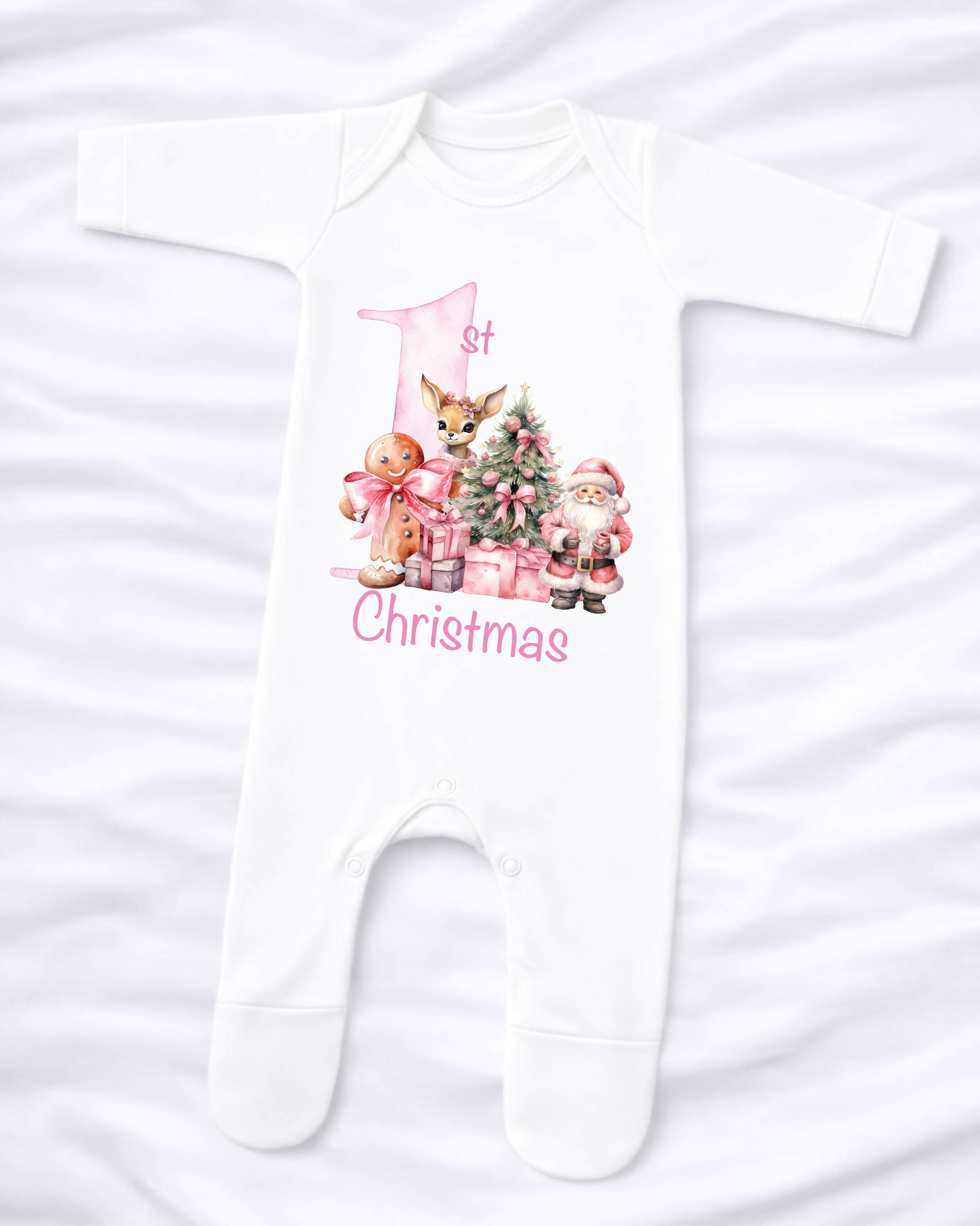 DTF - PINK 1ST CHRISTMAS