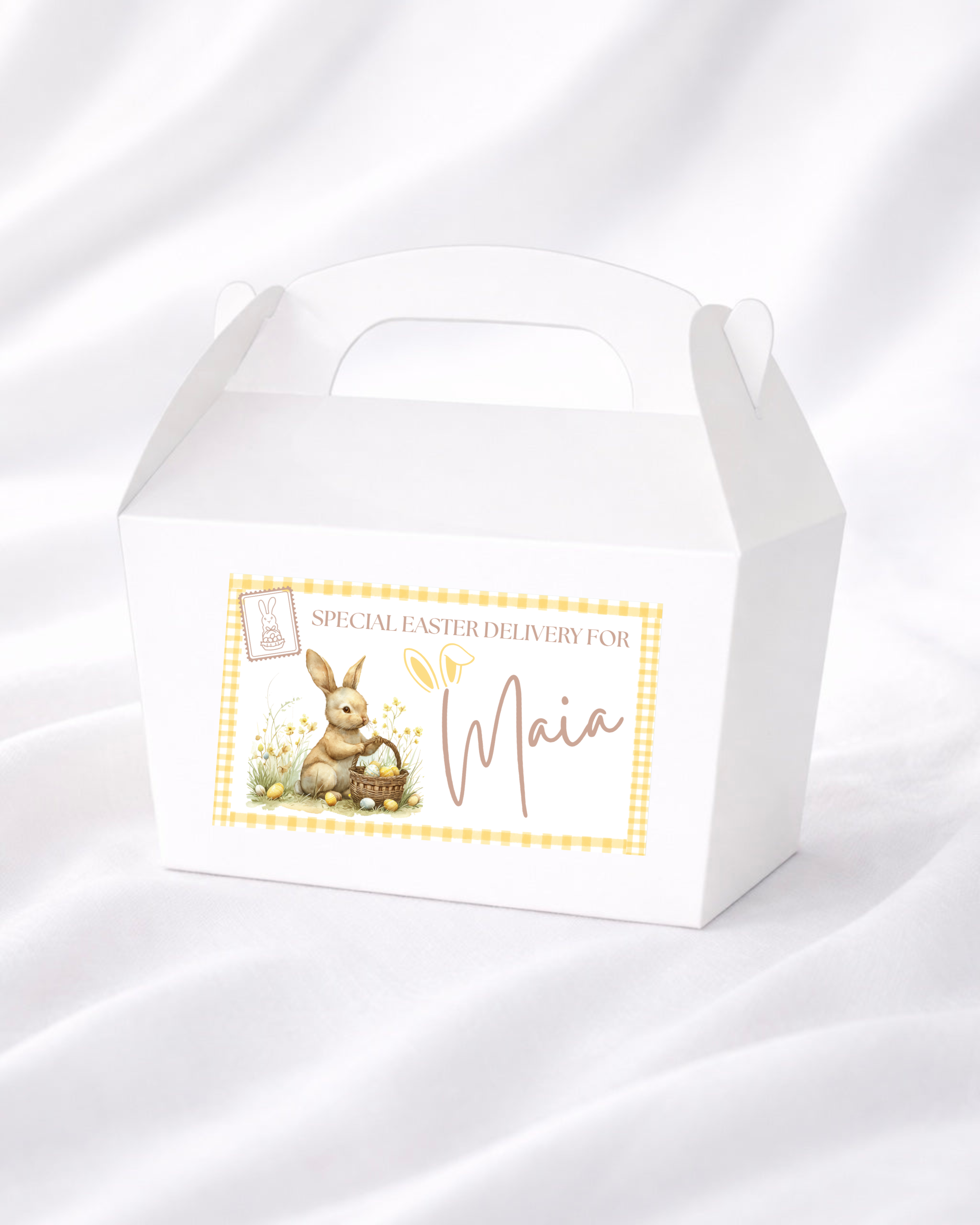 DIGITAL PRODUCT - EASTER LABEL YELLOW