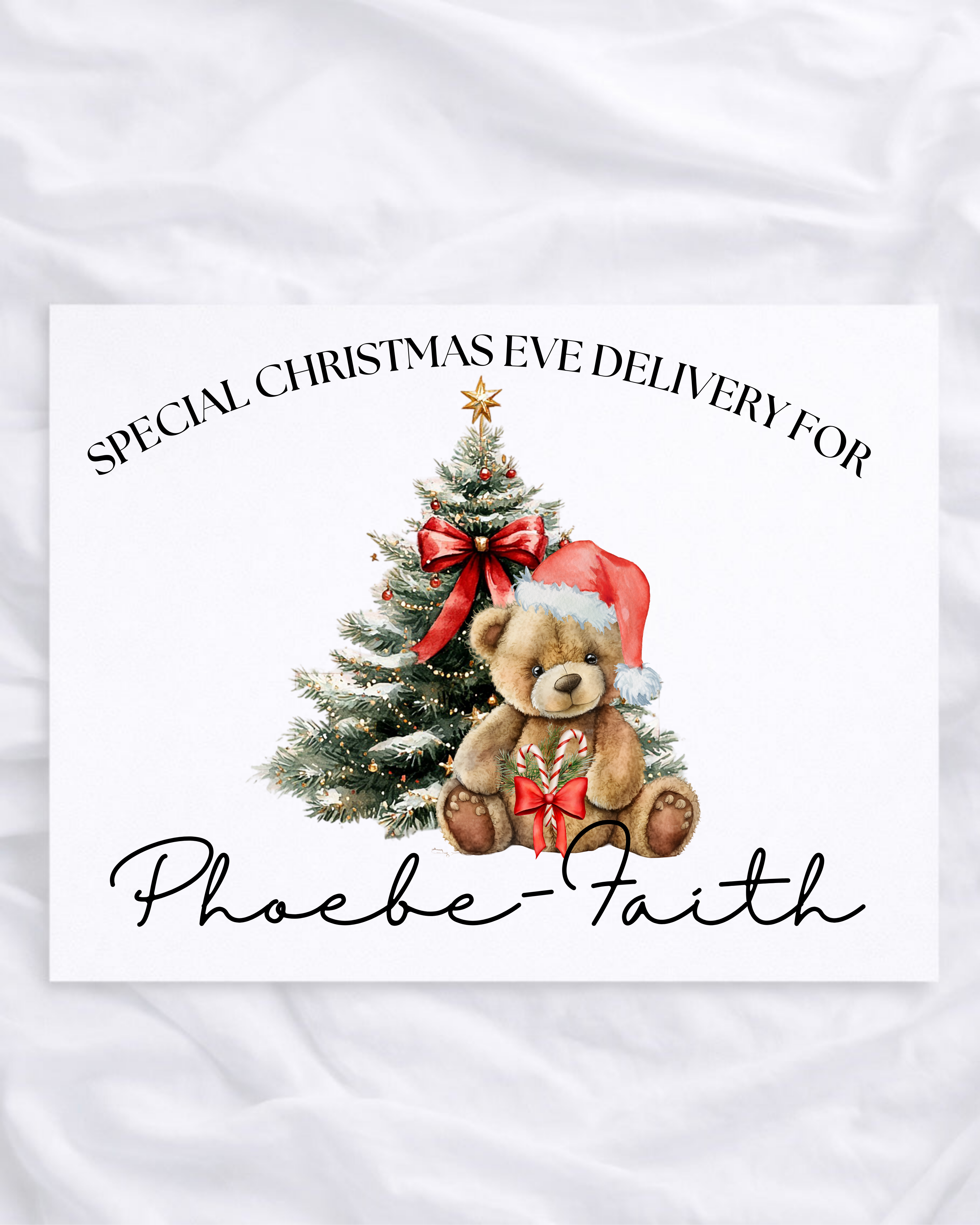 UVDTF - PERSONALISED - SPECIAL CHRISTMAS EVE DELIVERY
