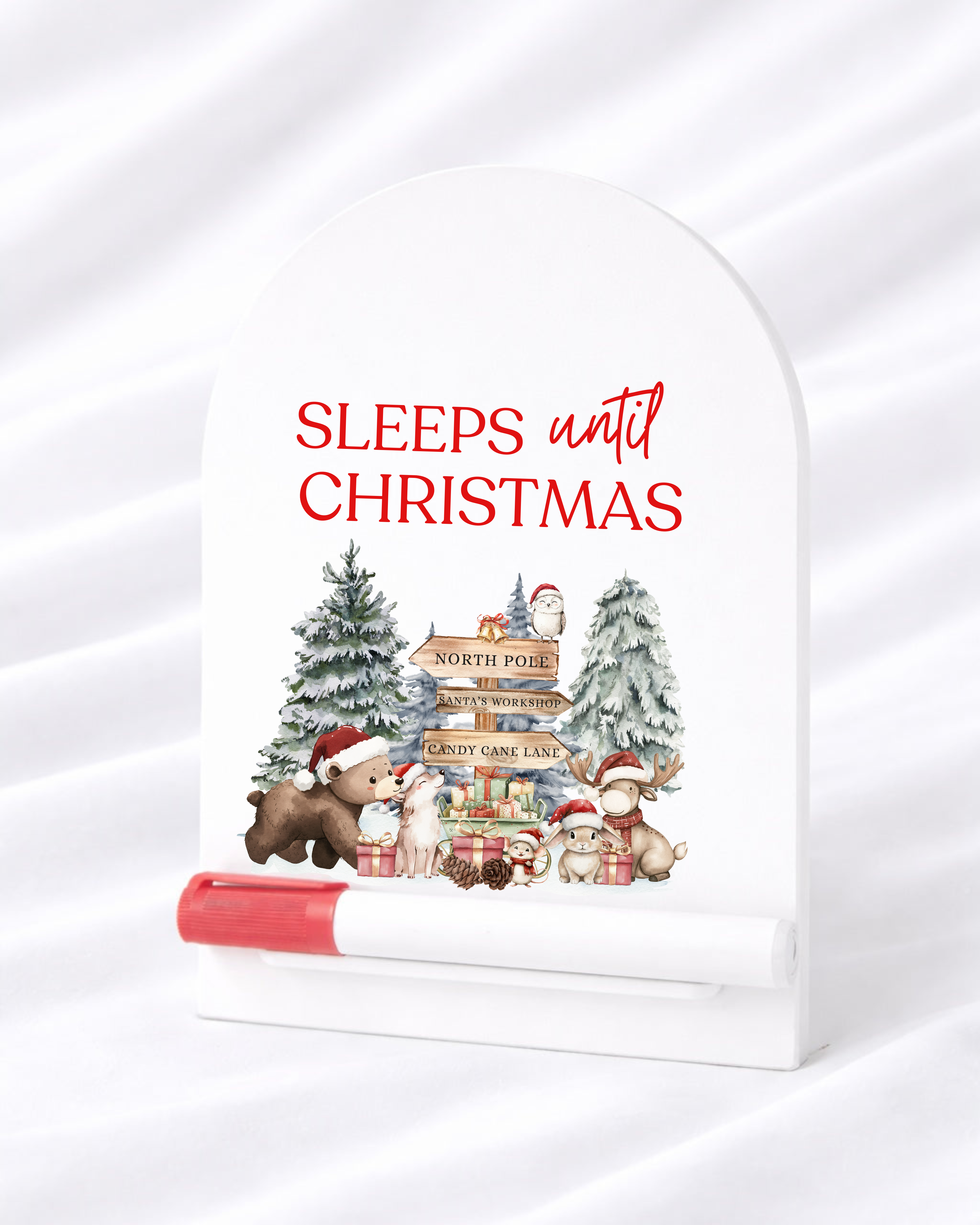 UVDTF - SLEEPS UNTIL CHRISTMAS COUNTDOWN