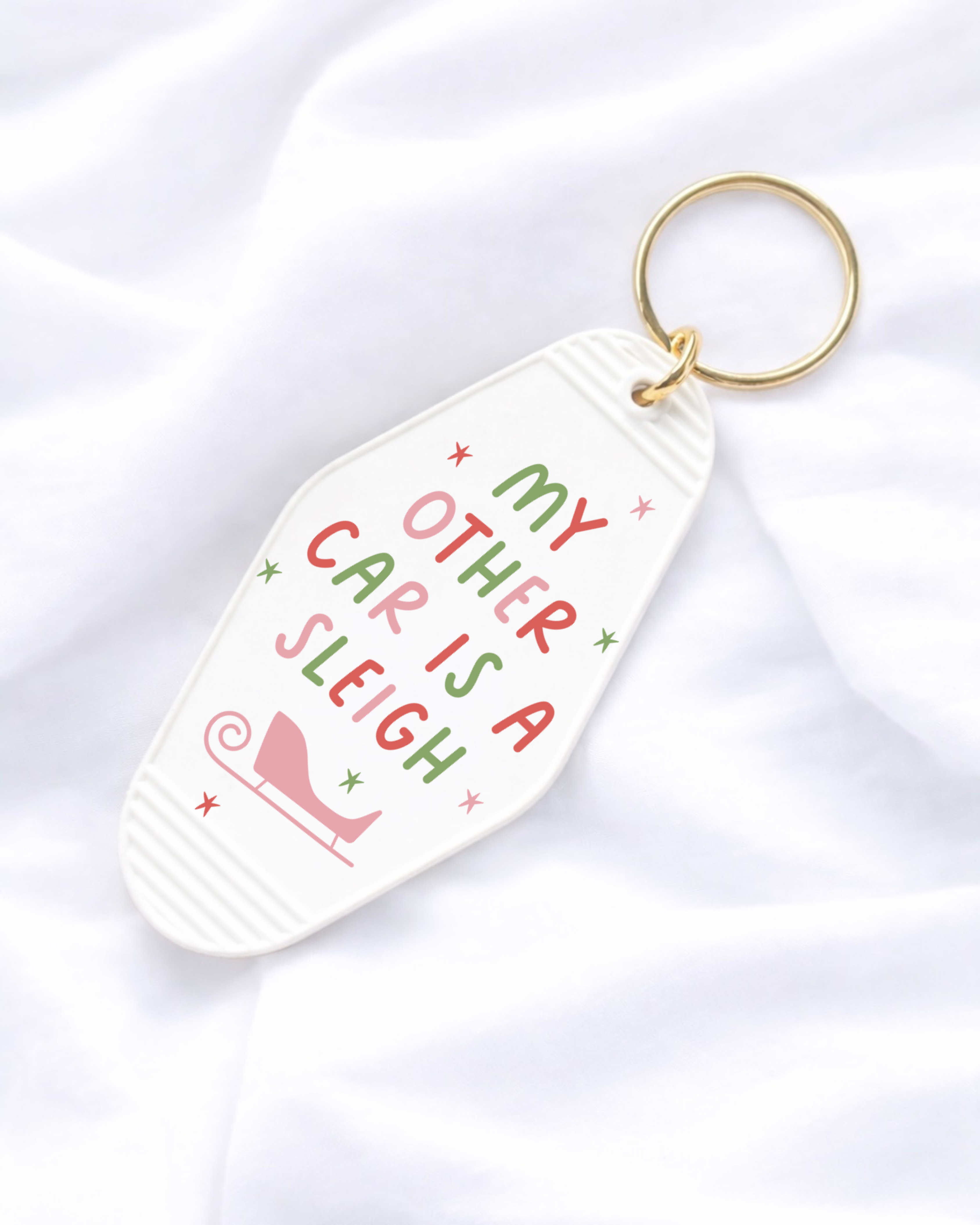 UVDTF - MOTEL DECAL - MY OTHER CAR IS A SLEIGH
