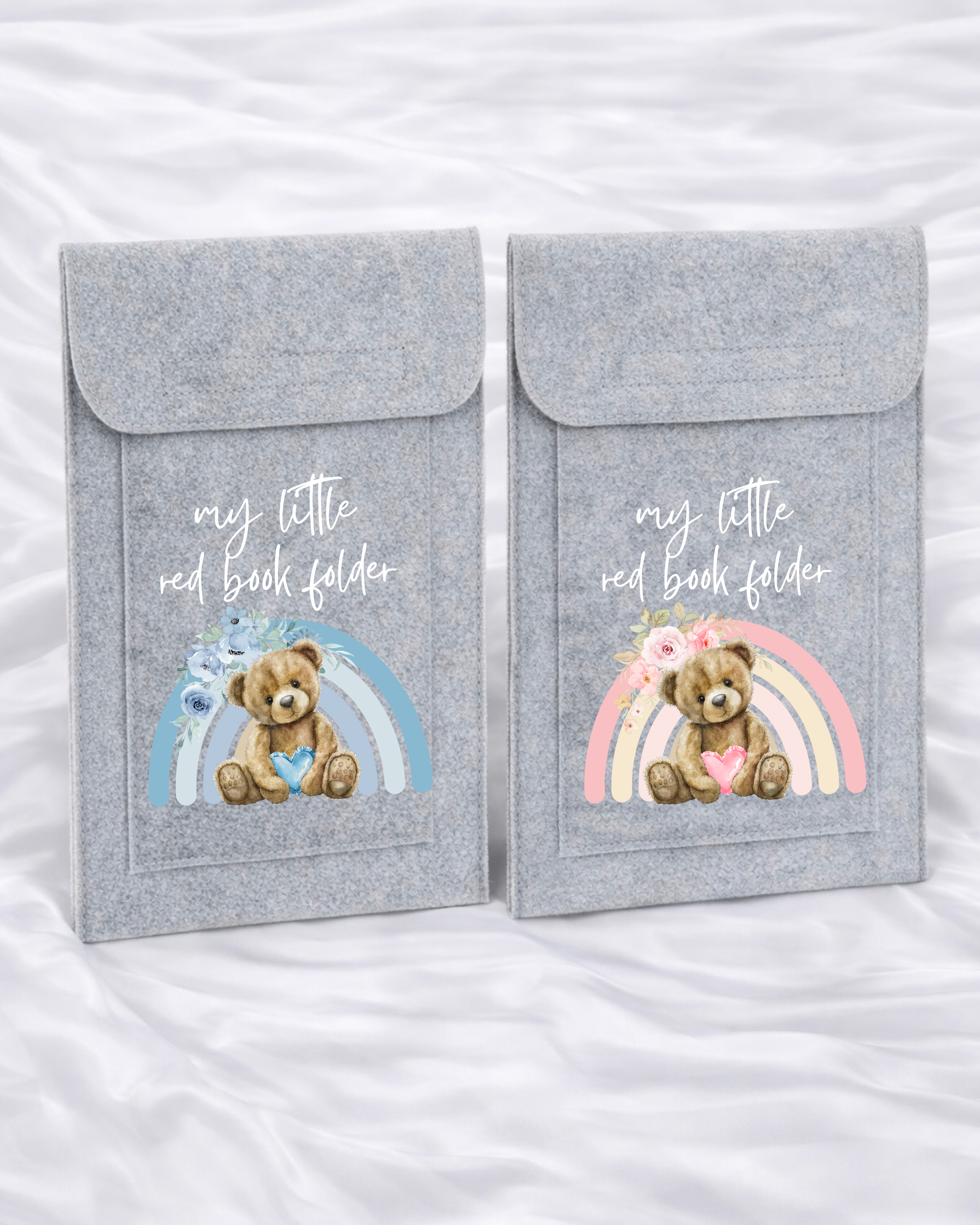 DTF - FELT SLIP - RAINBOW BEAR RED BOOK