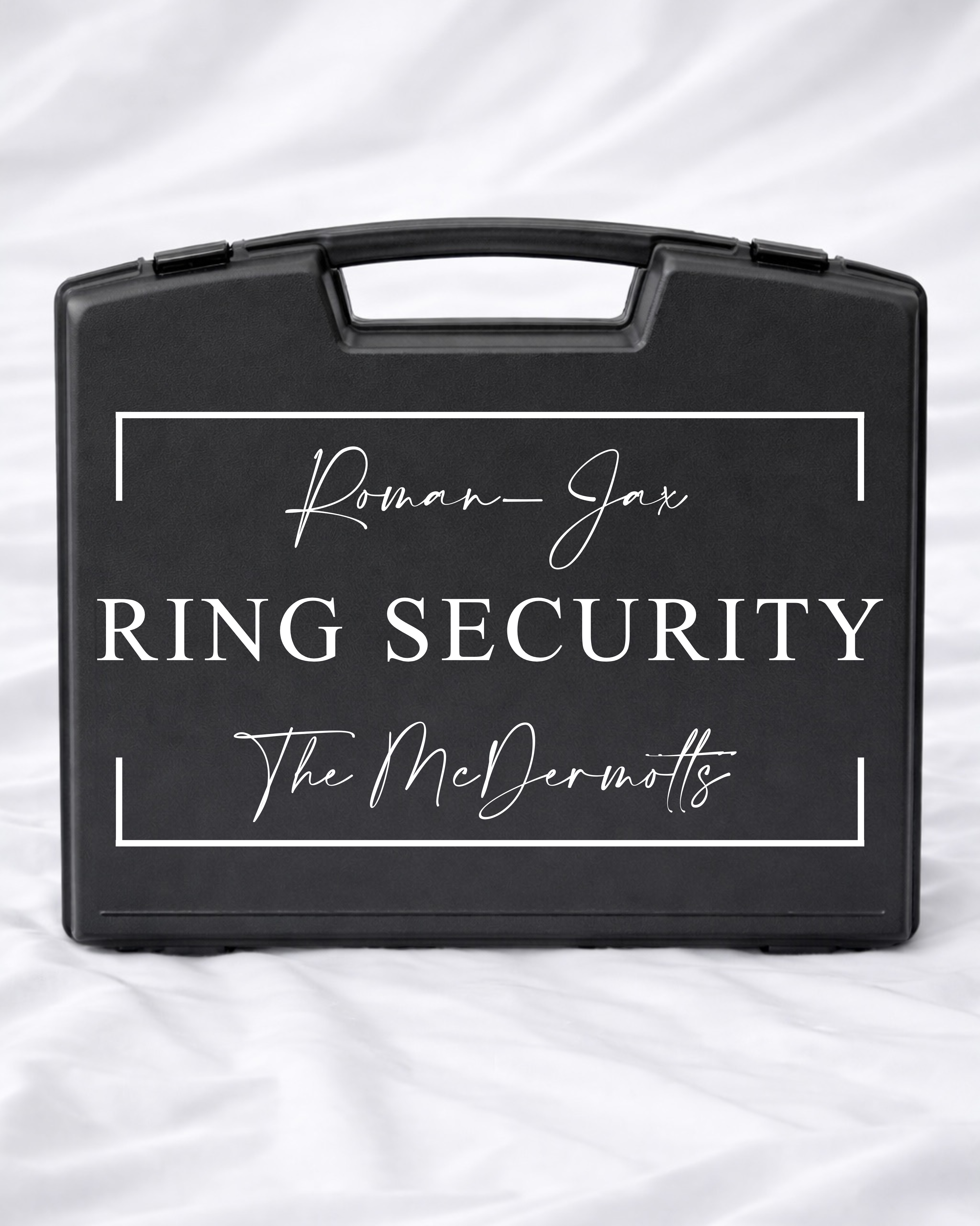 UVDTF - PERSONALISED - RING SECURITY 1 DECAL