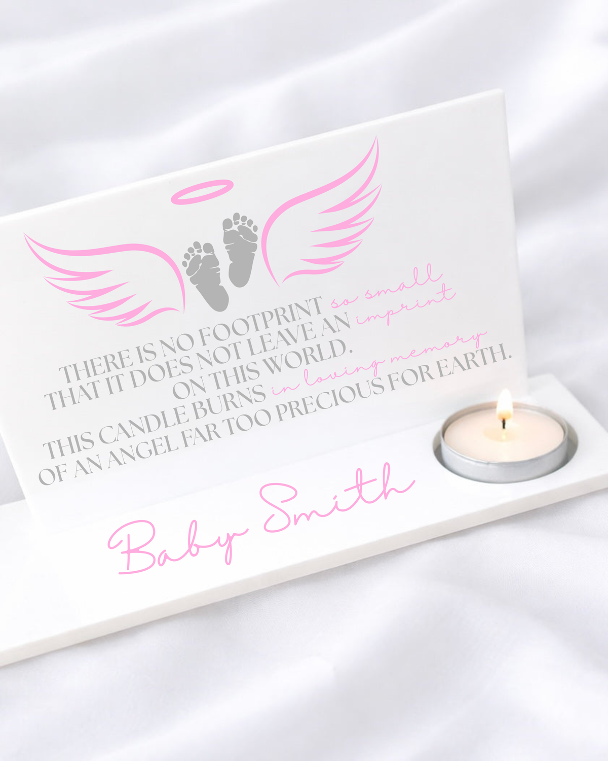 UVDTF - BABY LOSS MEMORIAL TEALIGHT HOLDER DECAL
