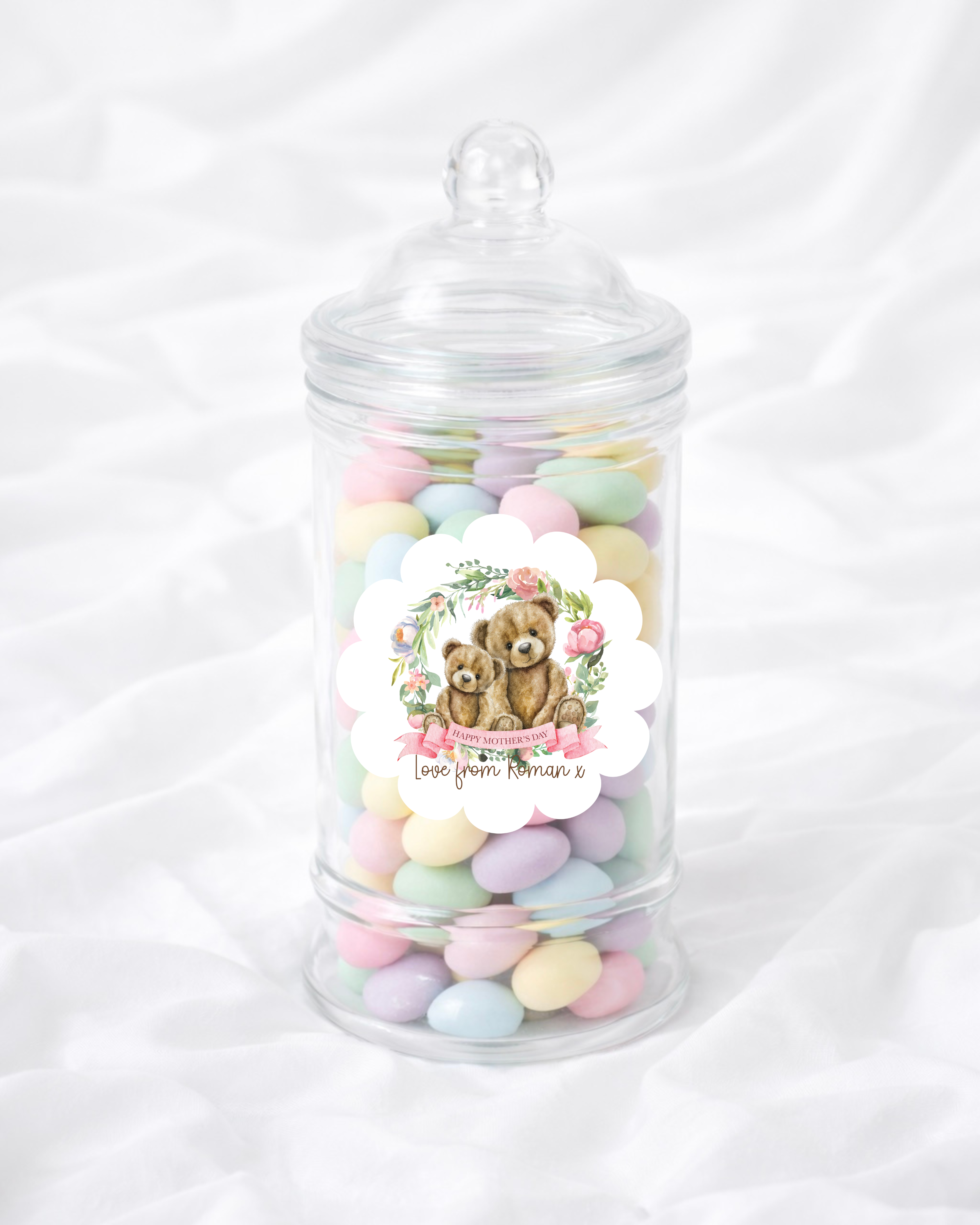 UVDTF - PERSONALISED - MOTHERS DAY SWEET JAR LABEL