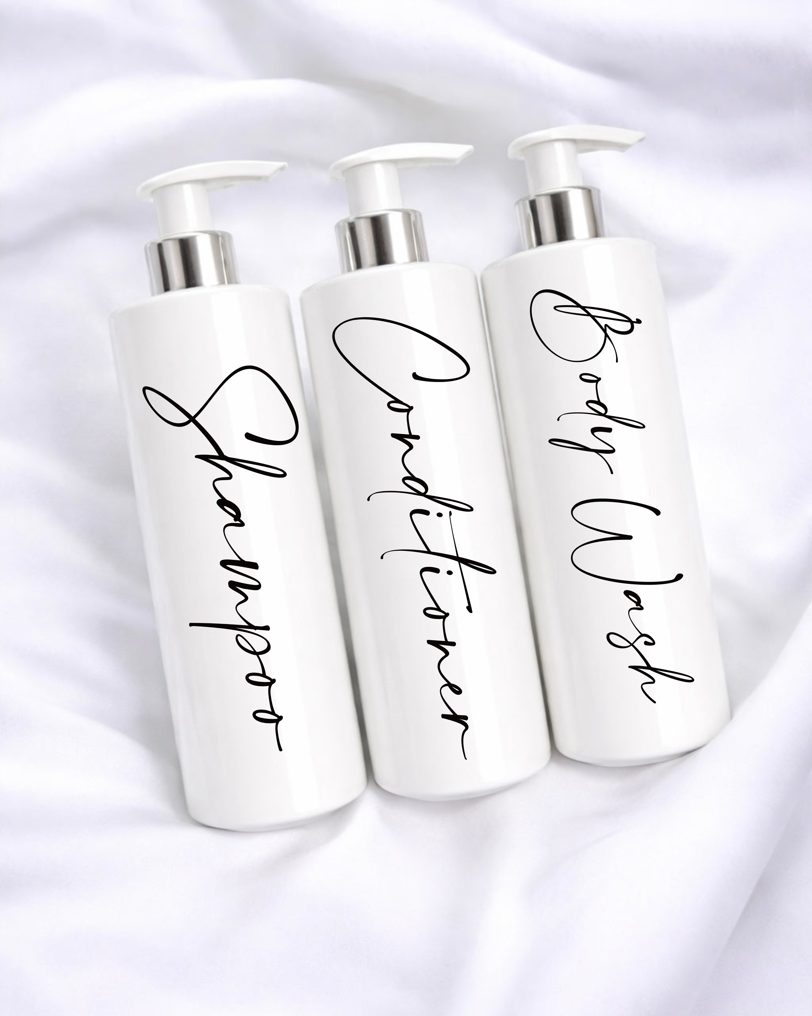 UVDTF - PUMP BOTTLE LABELS DECALS