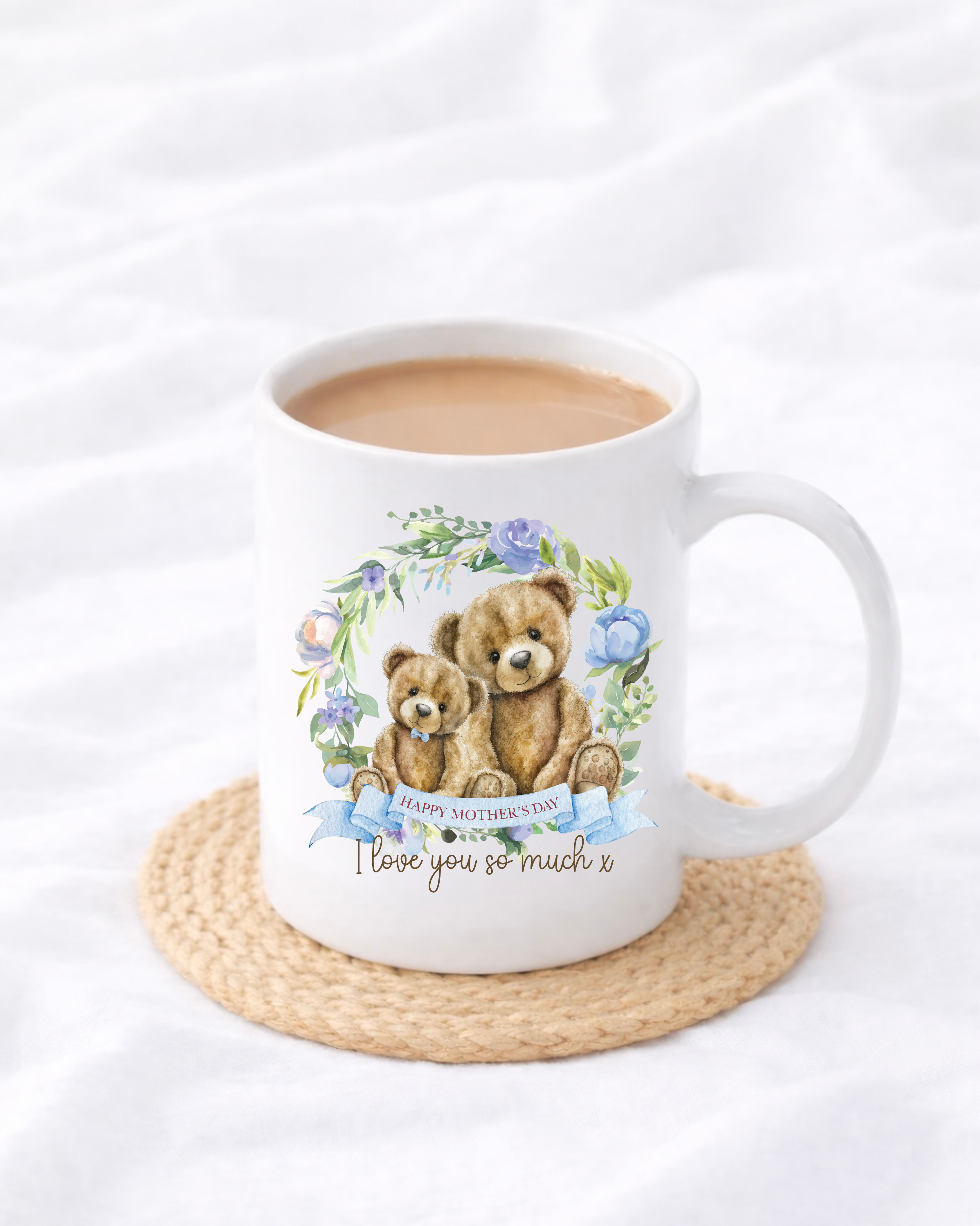 UVDTF - MOTHERS DAY I LOVE YOU SO MUCH BLUE DECAL