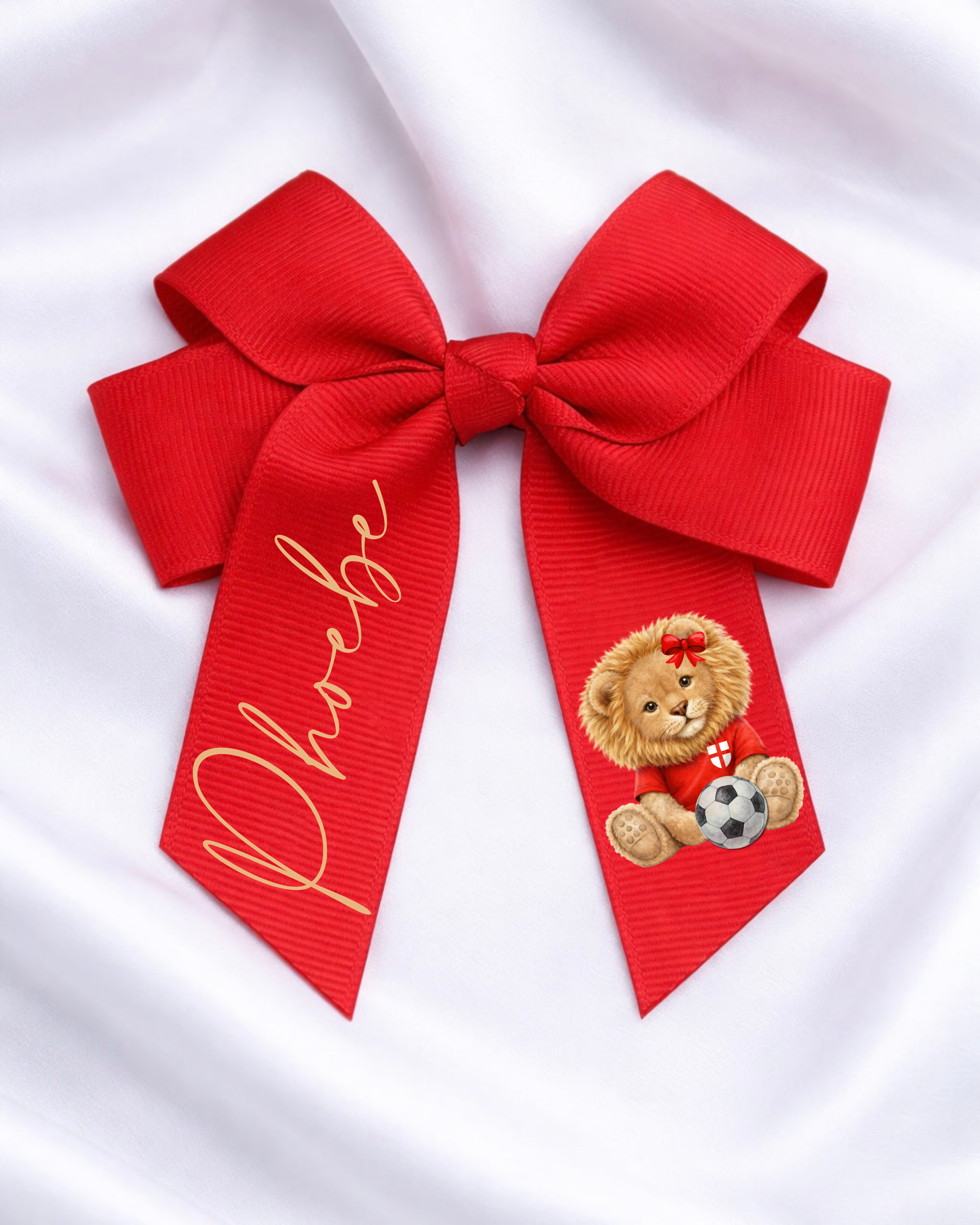 DTF - ENGLAND LION HAIR BOW DECAL