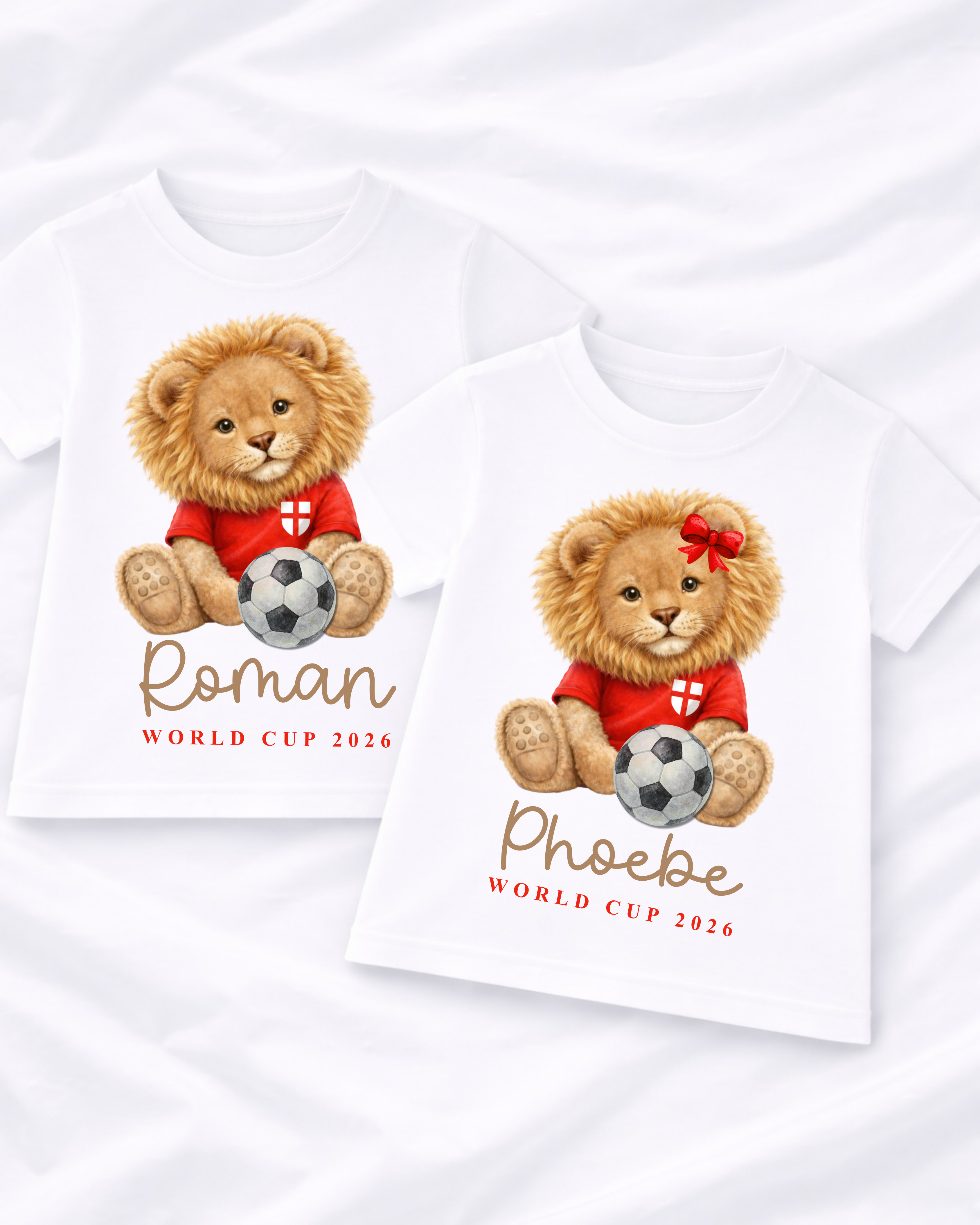 DTF - PERSONALISED - ENGLAND LION