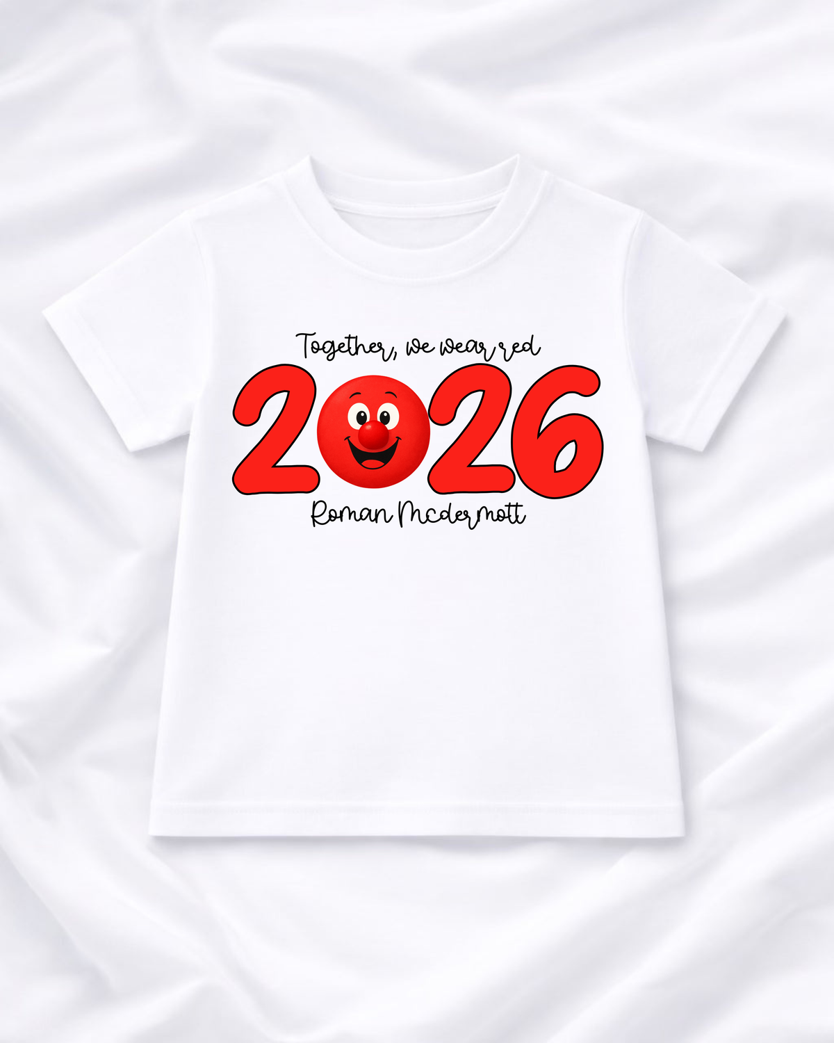 DTF - PERSONALISED - TOGETHER WE WEAR RED 2026