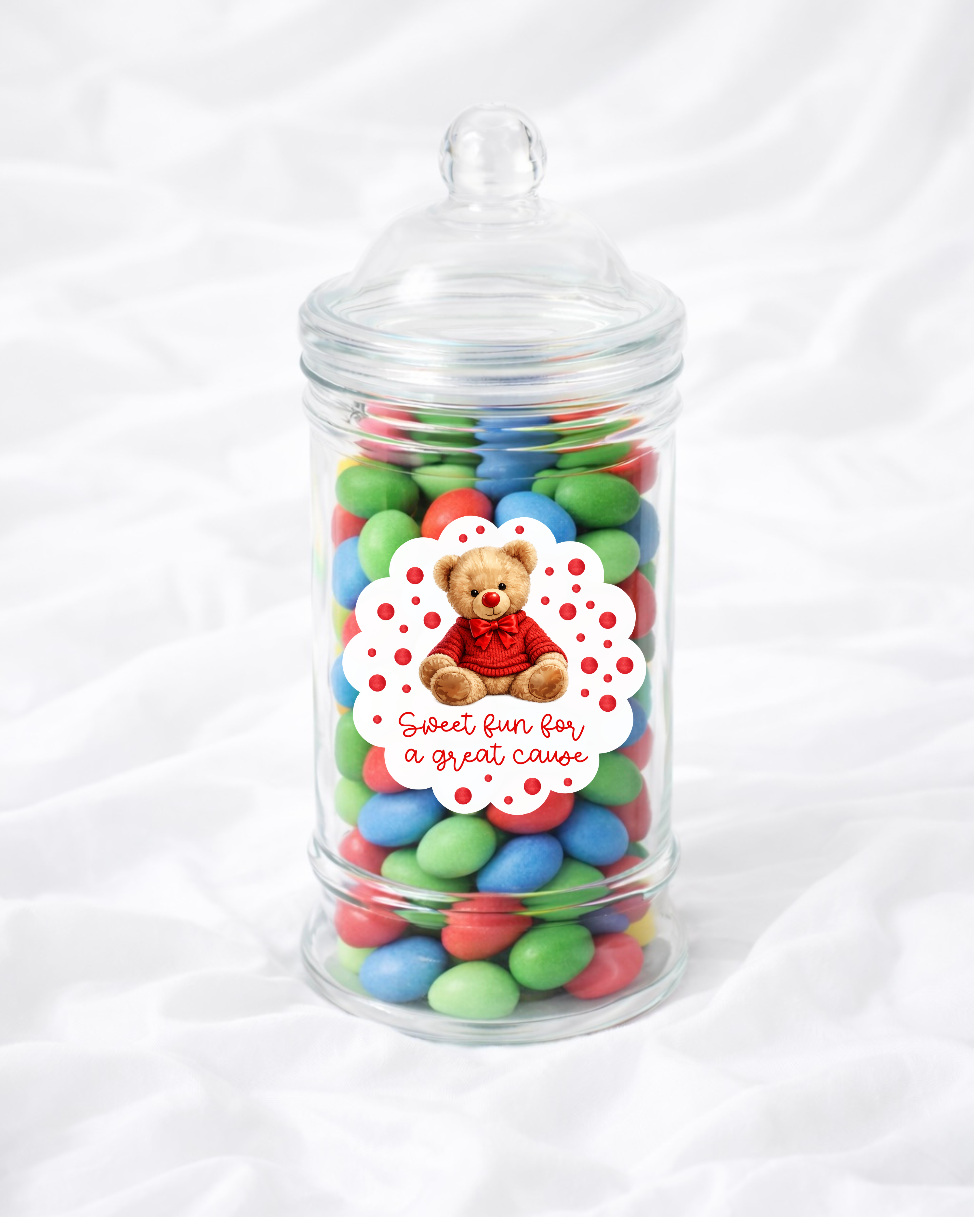 UVDTF - RED DAY BEAR SWEET JAR LABEL