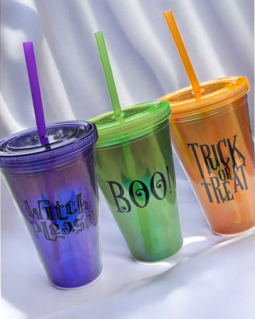 HALLOWEEN HOLOGRAPHIC TUMBLER