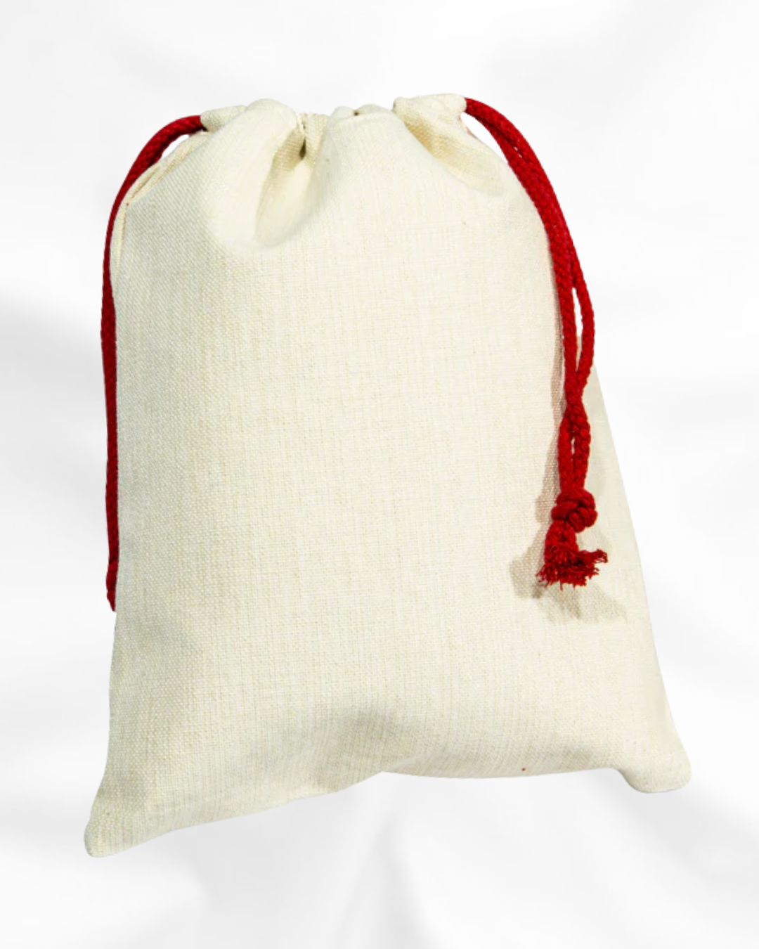 RED DRAWSTRING SUBLIMATION LINEN SACK