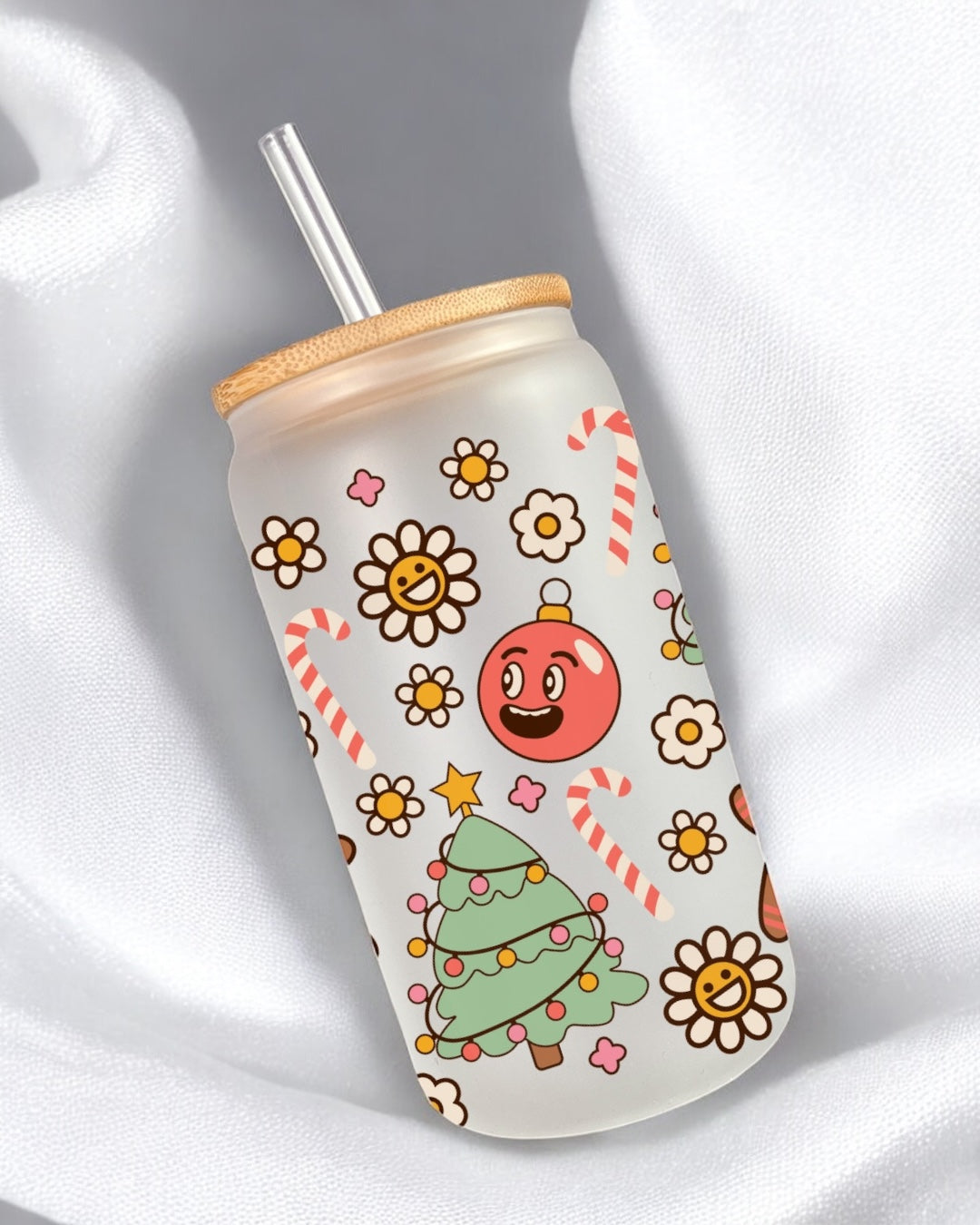 UVDTF - RETRO GINGERBREAD & TREES WRAP