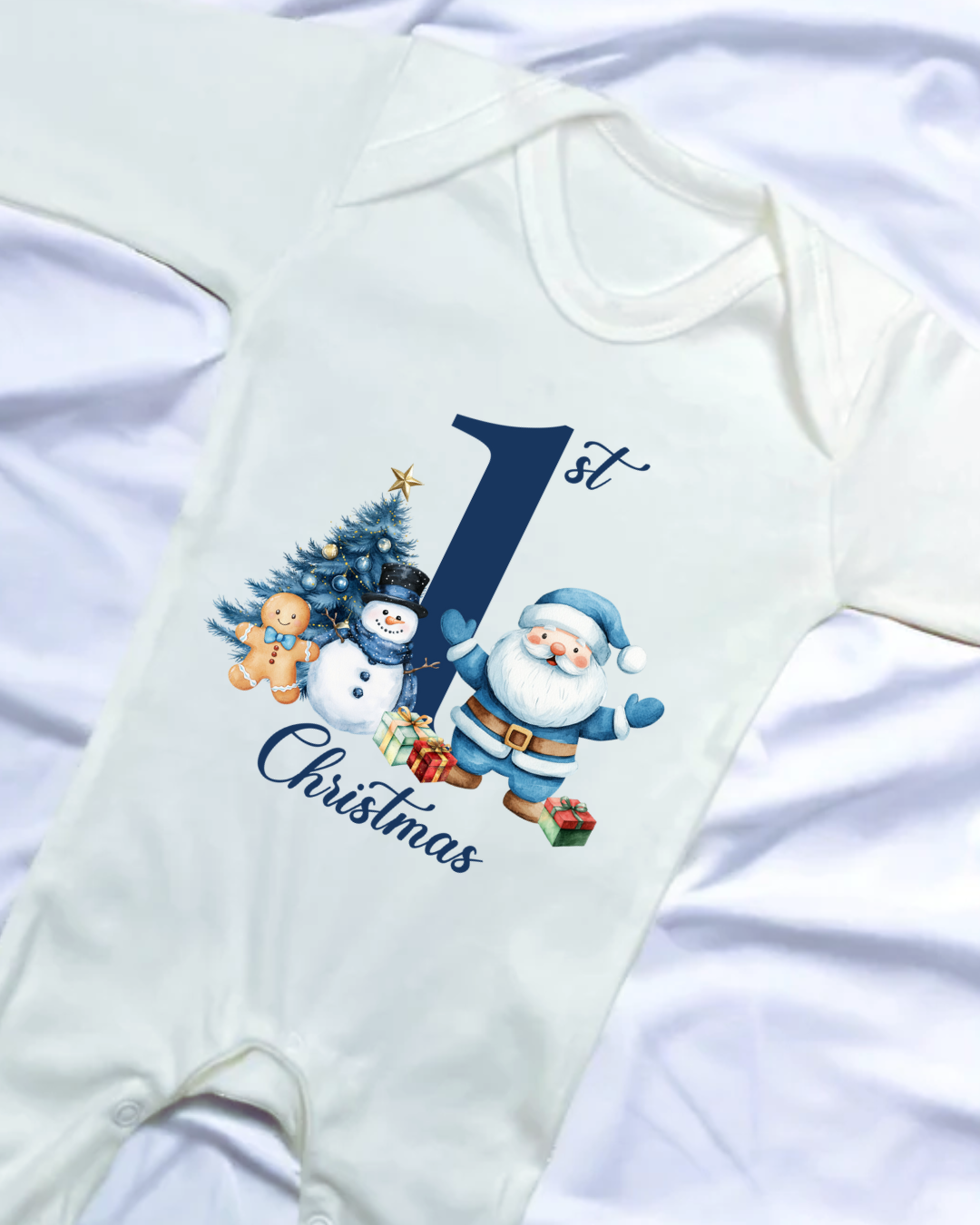 DTF - 1ST CHRISTMAS SNOWMAN BLUE