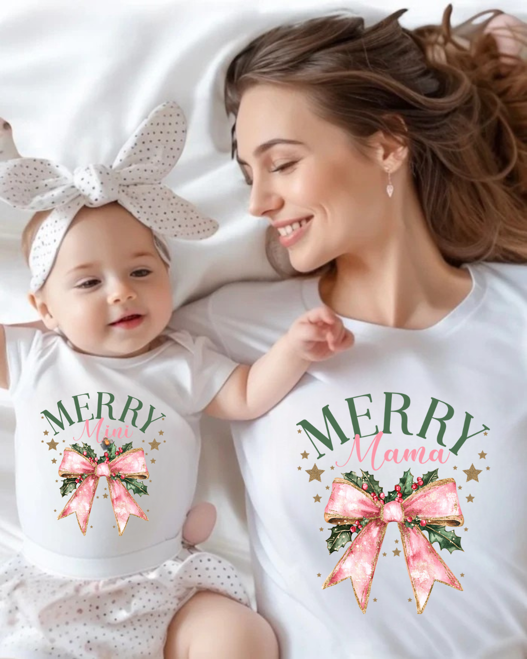 DTF - PINK MERRY MAMA/MINI