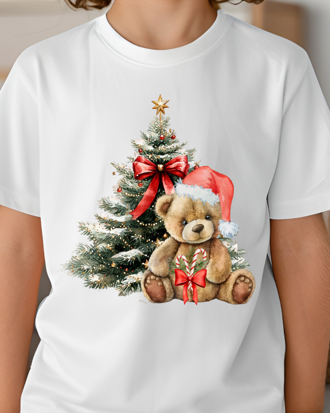 DTF - RED CHRISTMAS BEAR