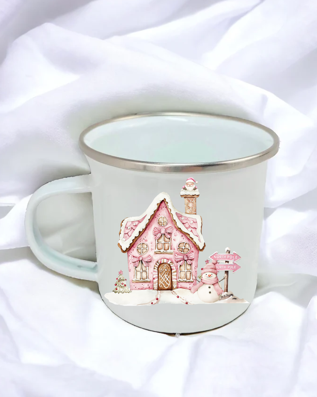 UVDTF - PINK CHRISTMAS SCENE DECAL