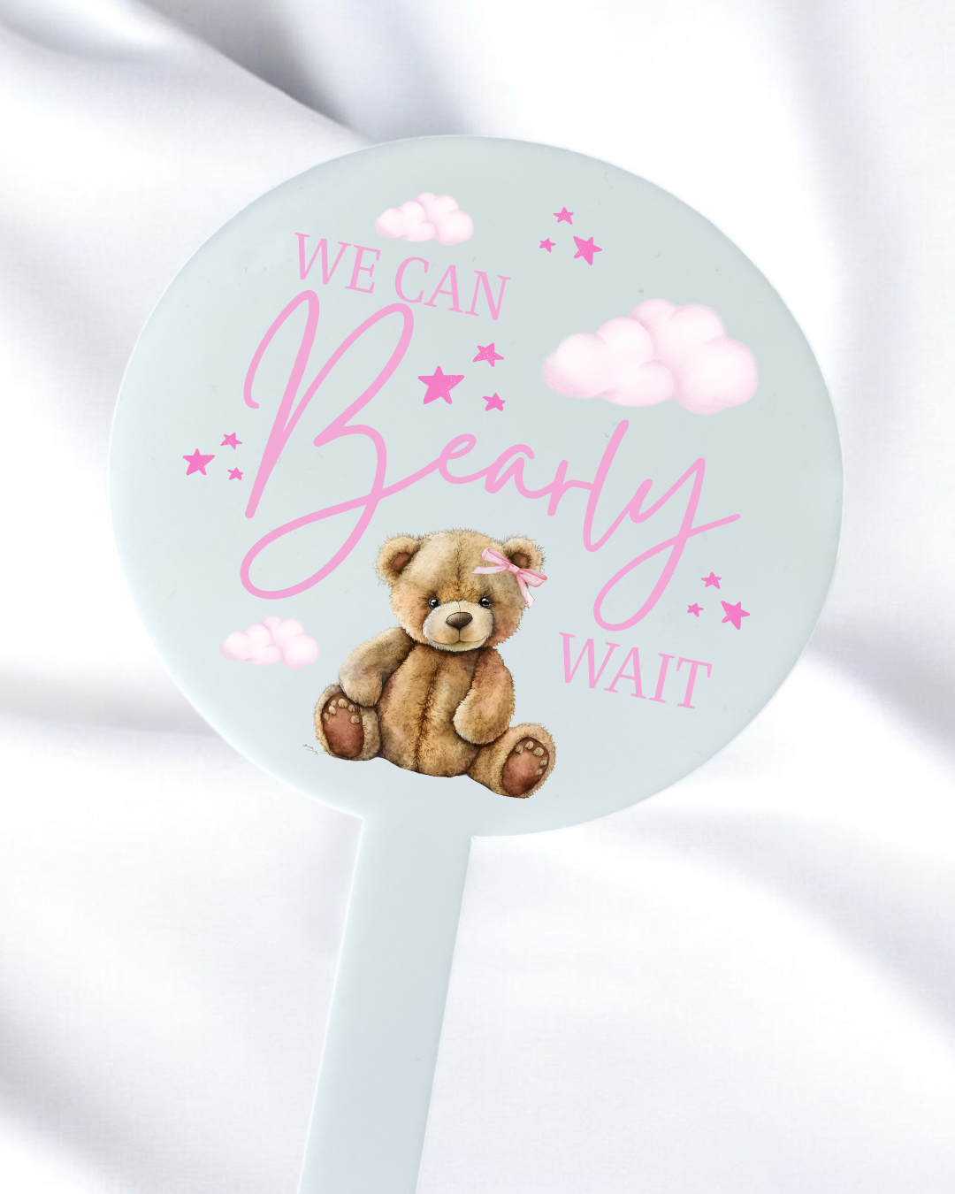 UVDTF - BEARLY WAIT - CAKE TOPPER