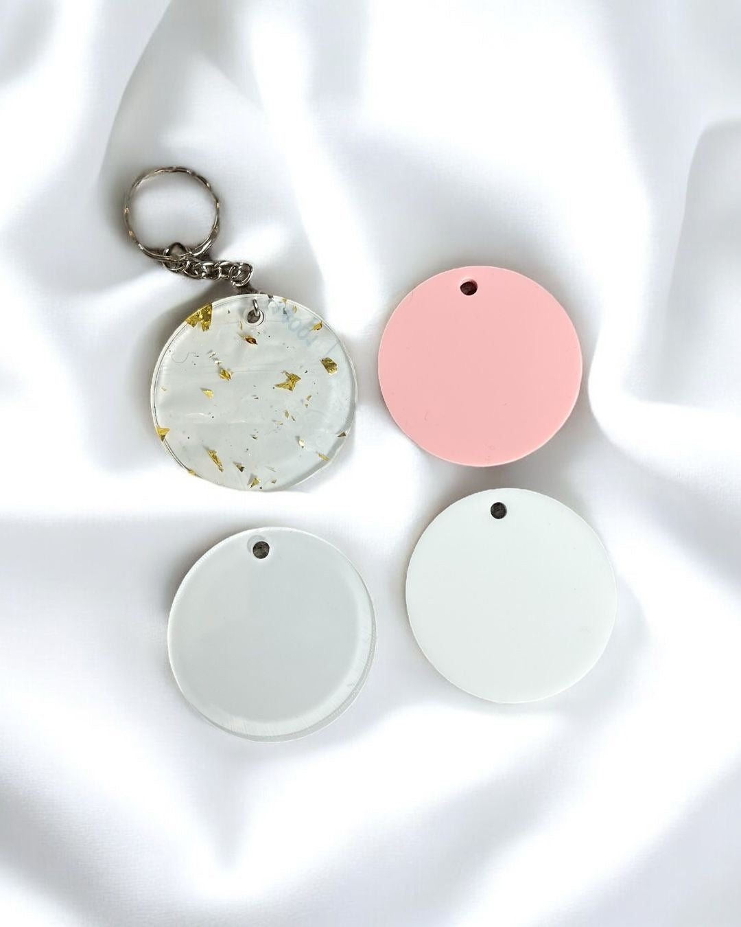 ACRYLIC CIRCLE KEYRING