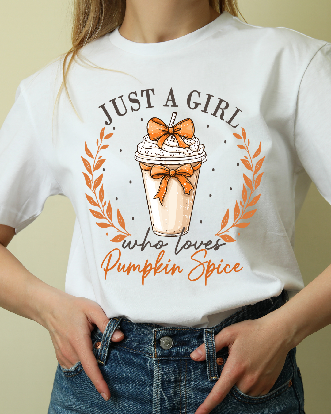 DTF - JUST A GIRL WHO LOVES PUMPKIN SPICE