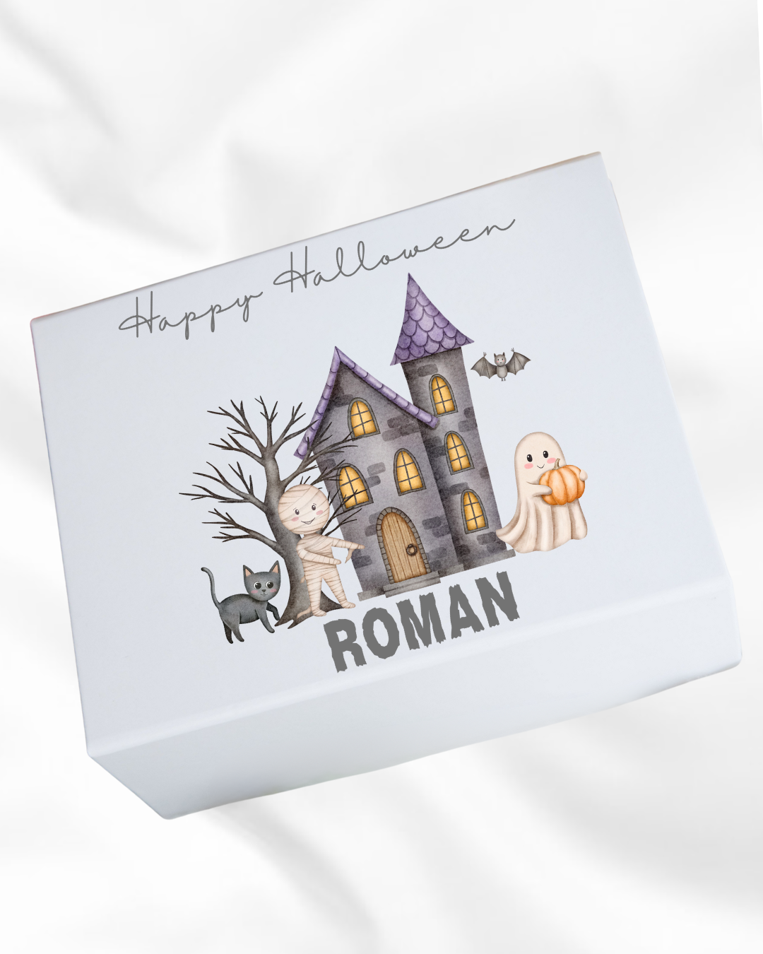 UVDTF - PERSONALISED - HAPPY HALLOWEEN BOYS 18CM