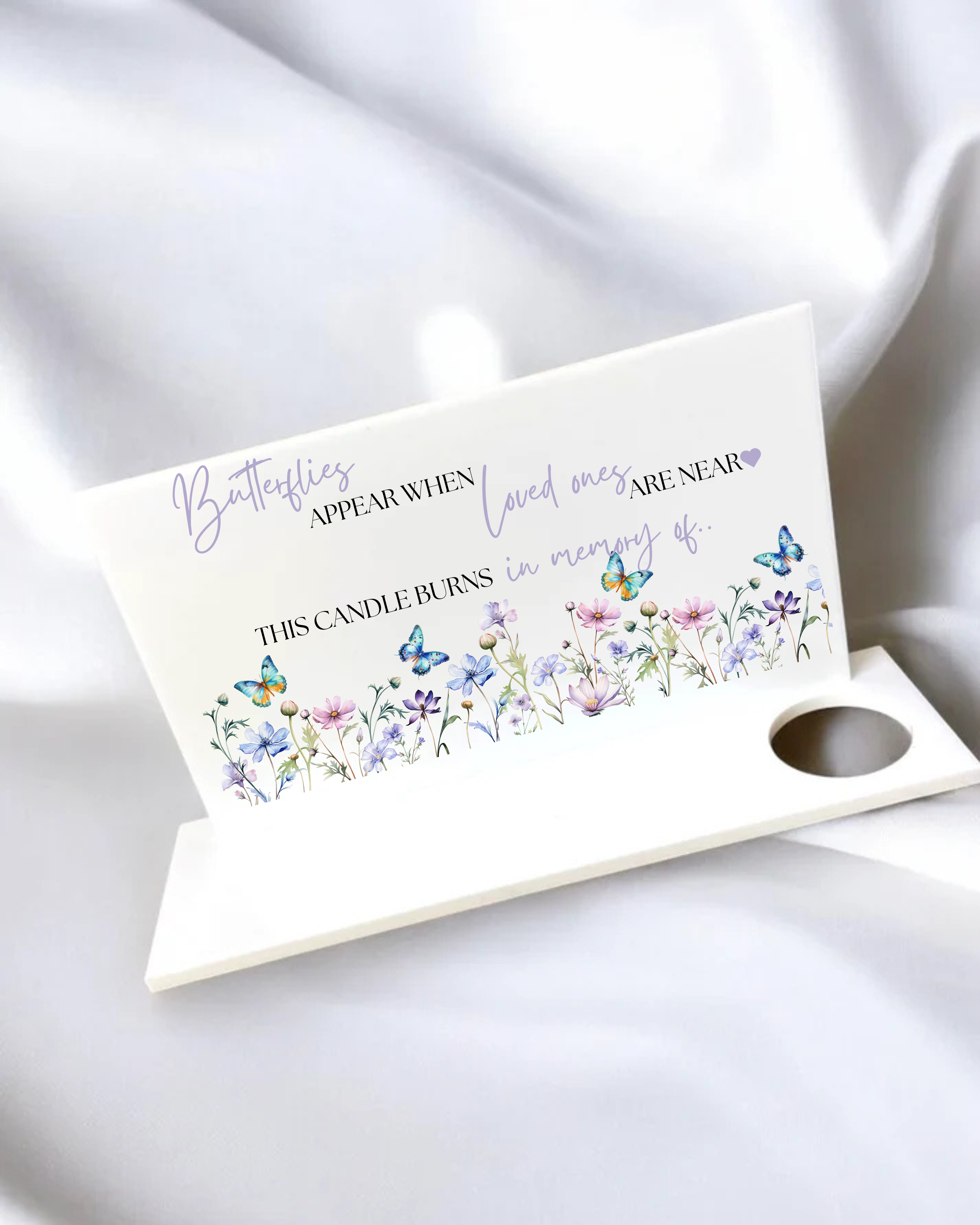 UVDTF - BUTTERFLY MEMORIAL TEALIGHT HOLDER DECAL