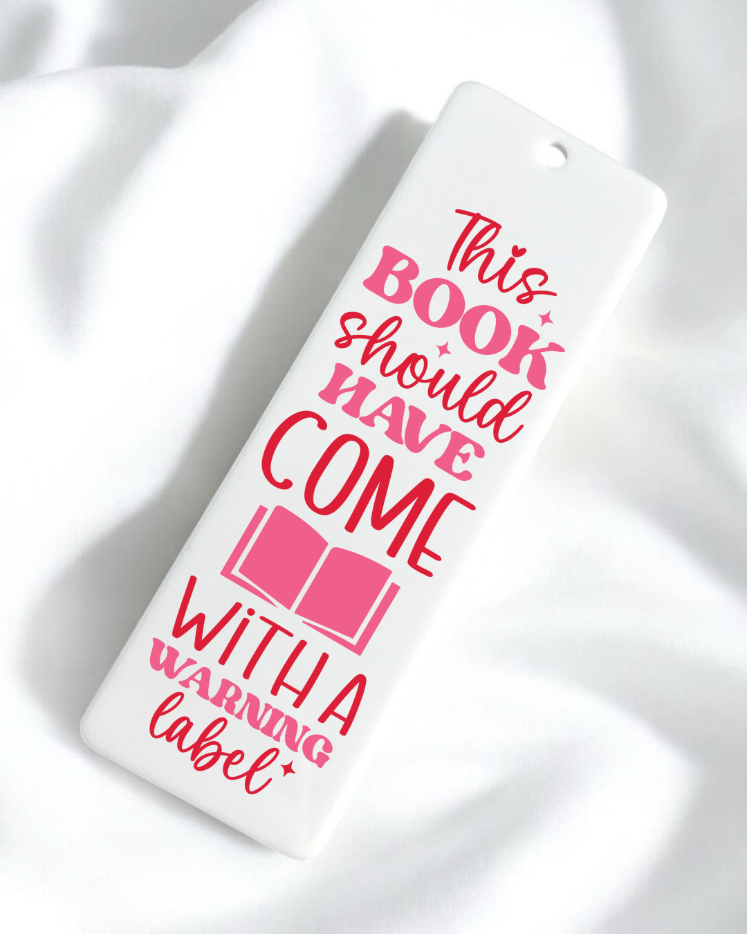 UVDTF - BOOKMARK - WARNING LABEL