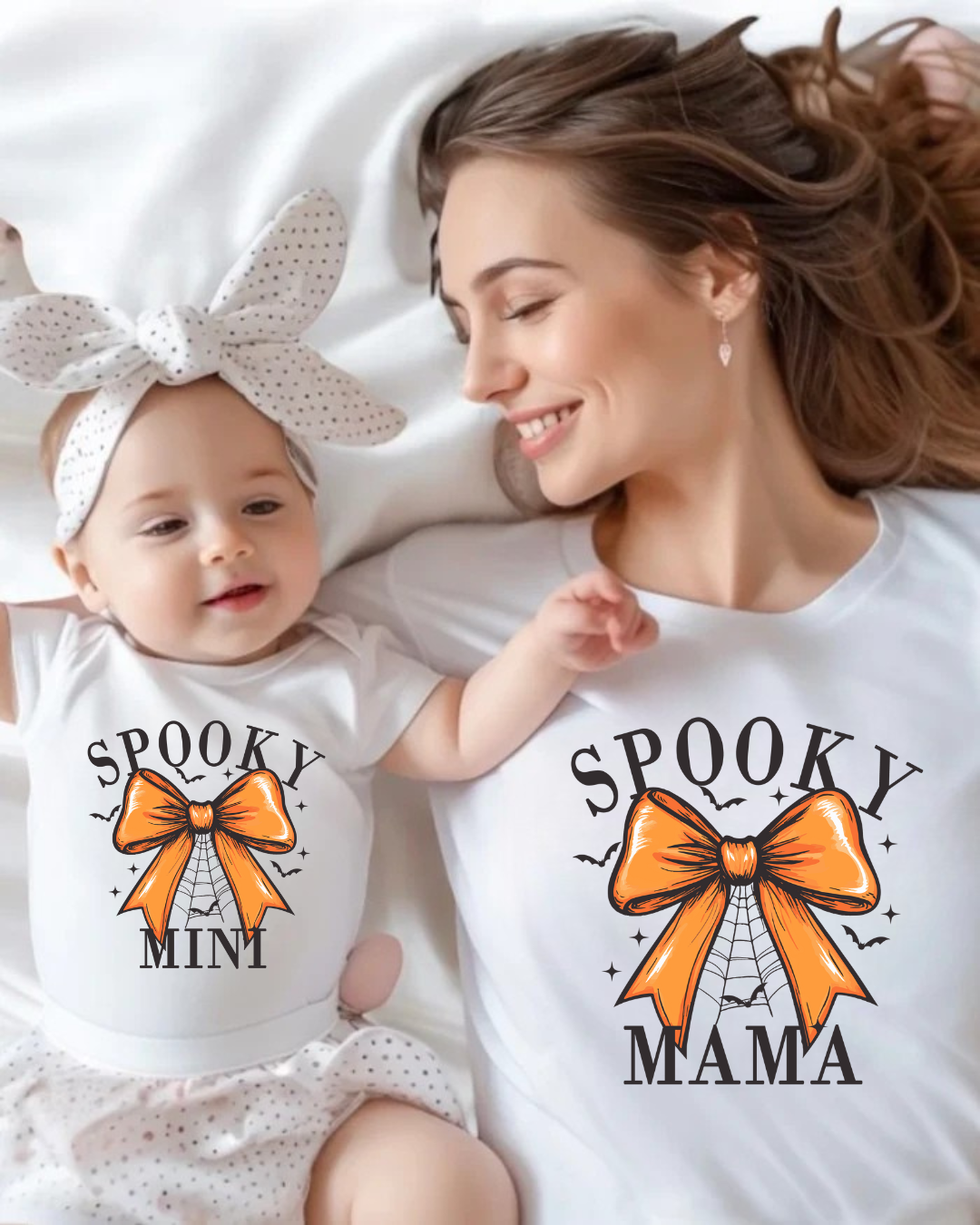 DTF - SPOOKY MAMA/MINI ORANGE